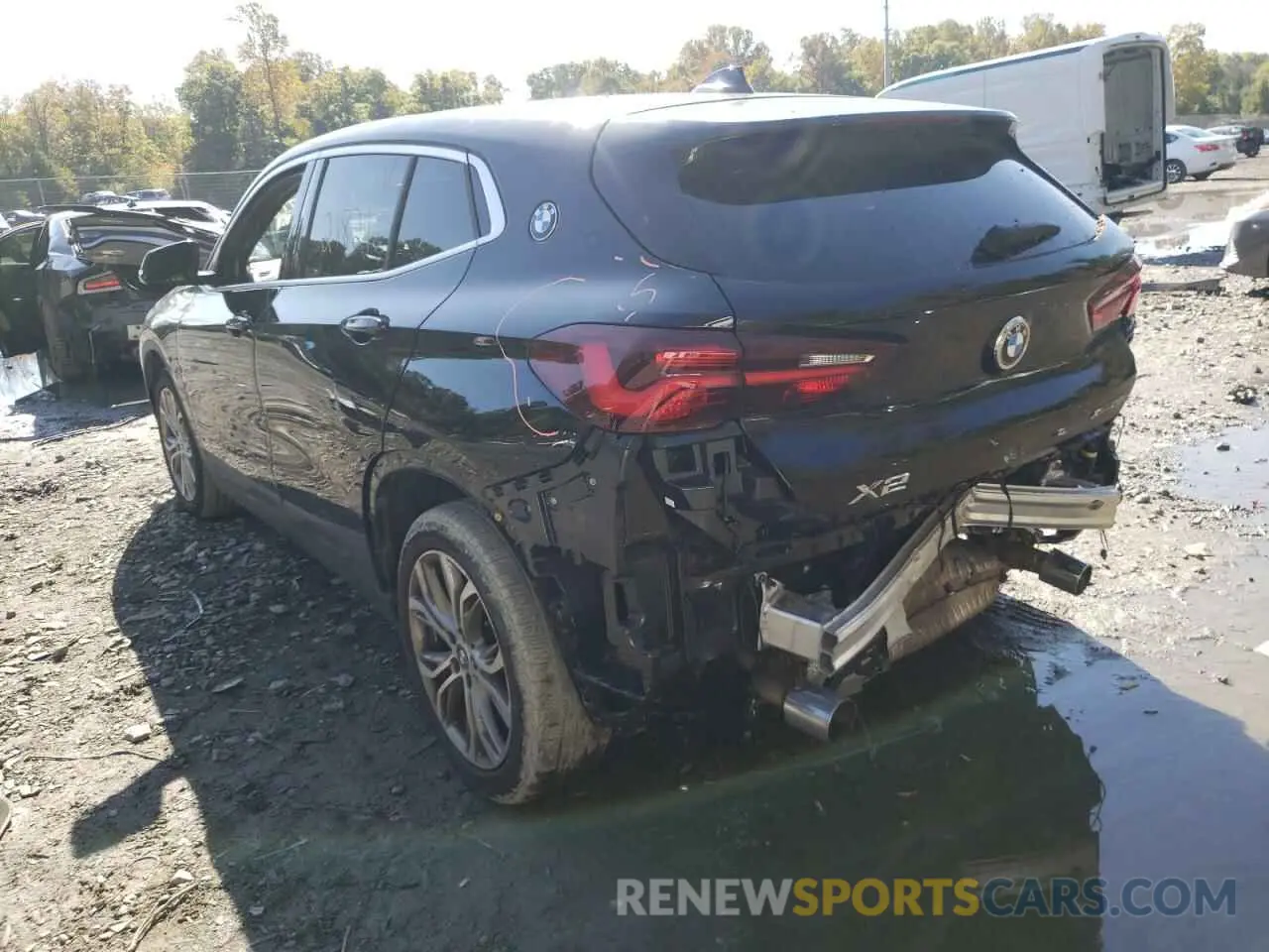 3 fotografías del automóvil dañado WBXYJ1C09M5S57249 BMW X2 2021