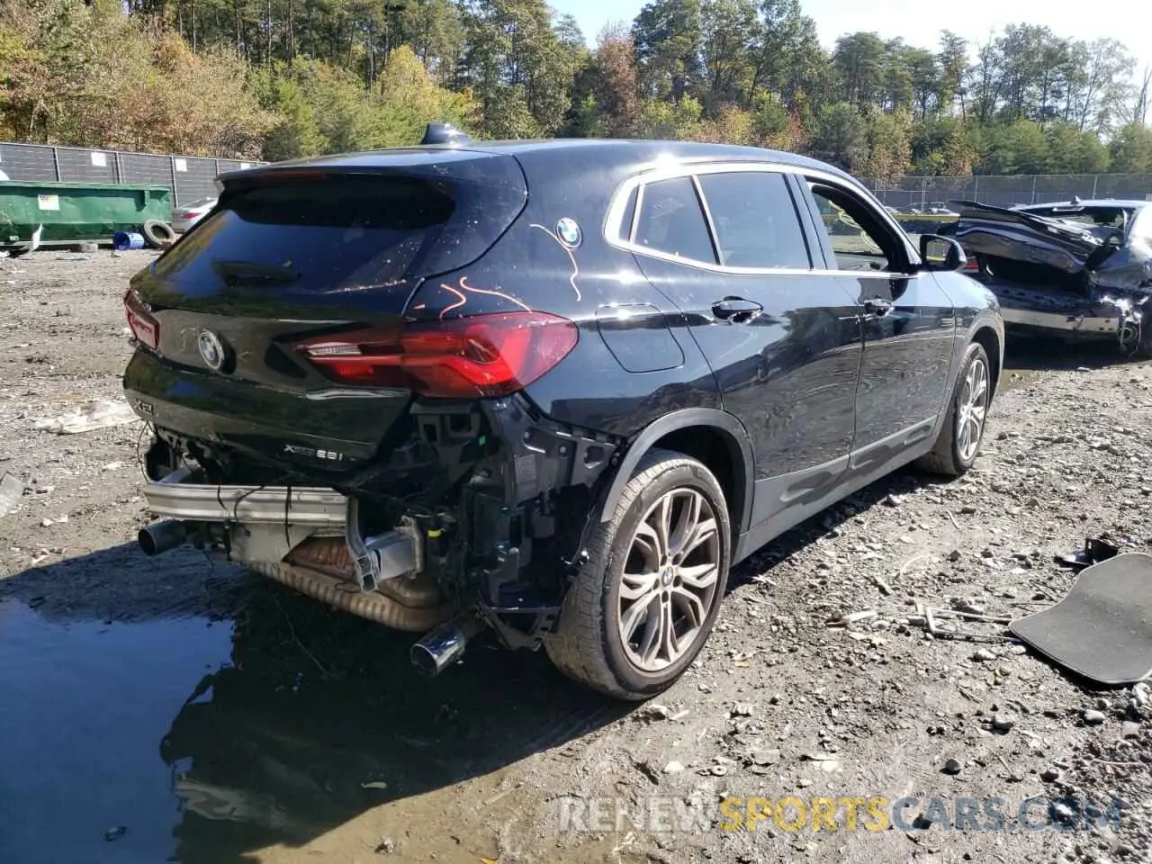 4 fotografías del automóvil dañado WBXYJ1C09M5S57249 BMW X2 2021