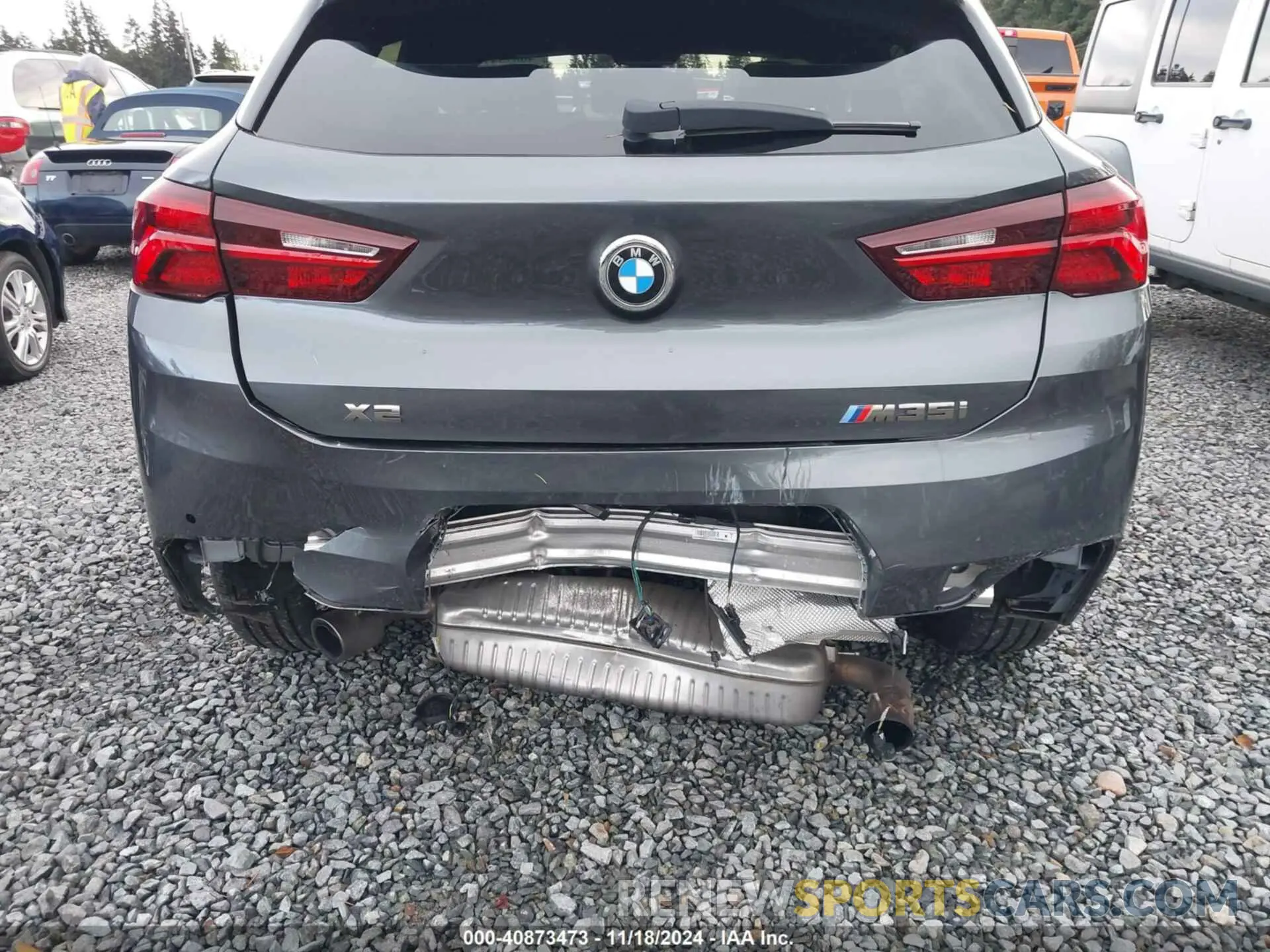 6 fotografías del automóvil dañado WBXYN1C03M5T19751 BMW X2 2021