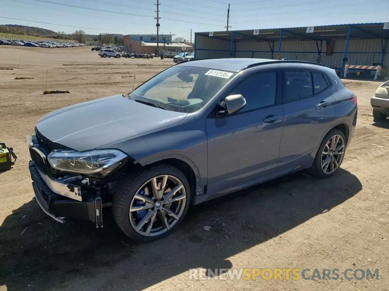 1 fotografías del automóvil dañado WBXYN1C07M5S11861 BMW X2 2021