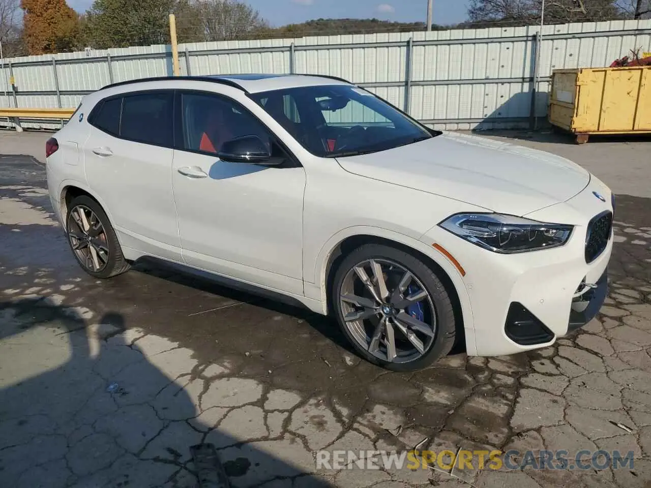 4 fotografías del automóvil dañado WBXYN1C06N5U50531 BMW X2 2022
