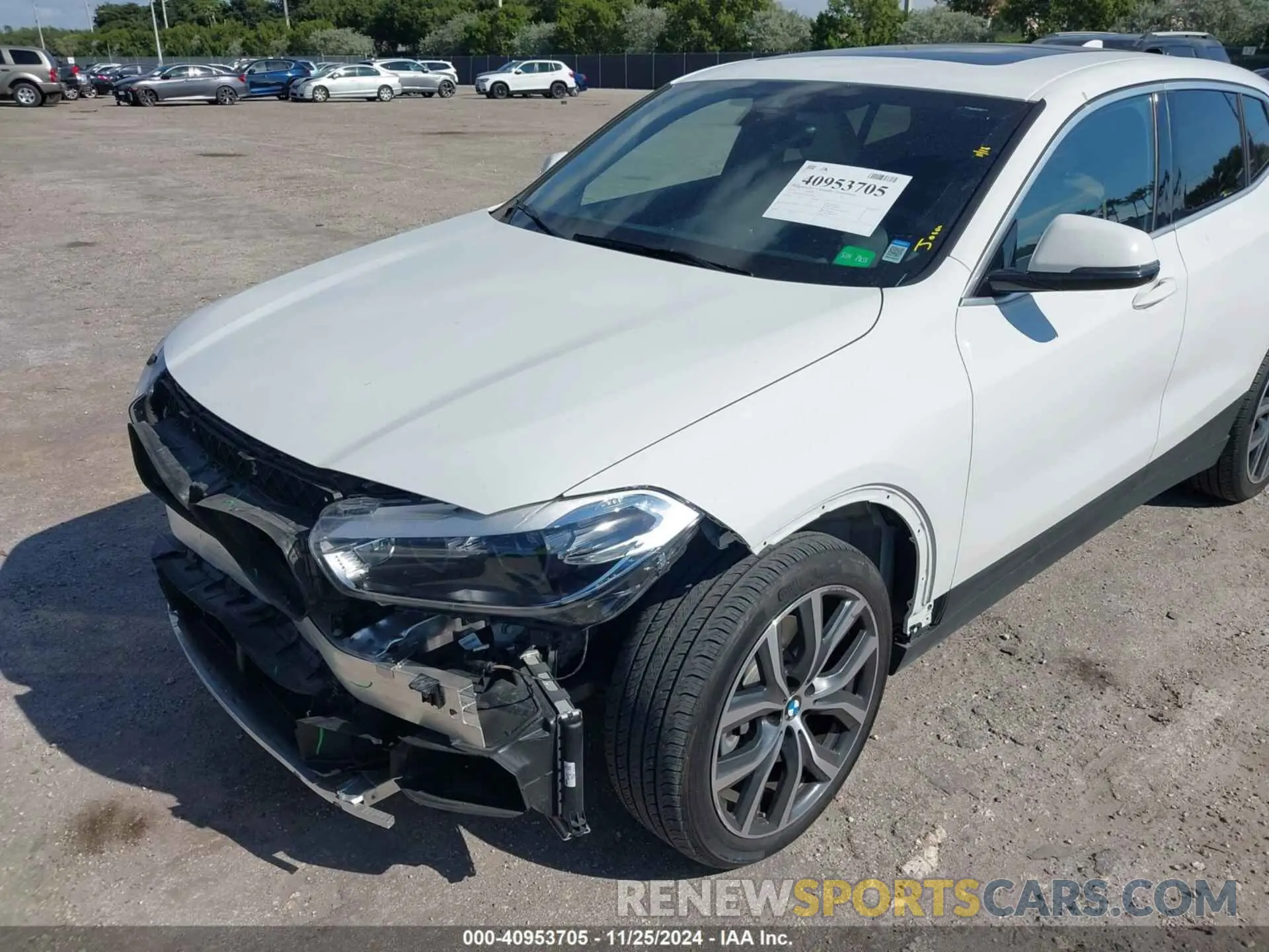 20 fotografías del automóvil dañado WBXYH9C07P5V37573 BMW X2 2023