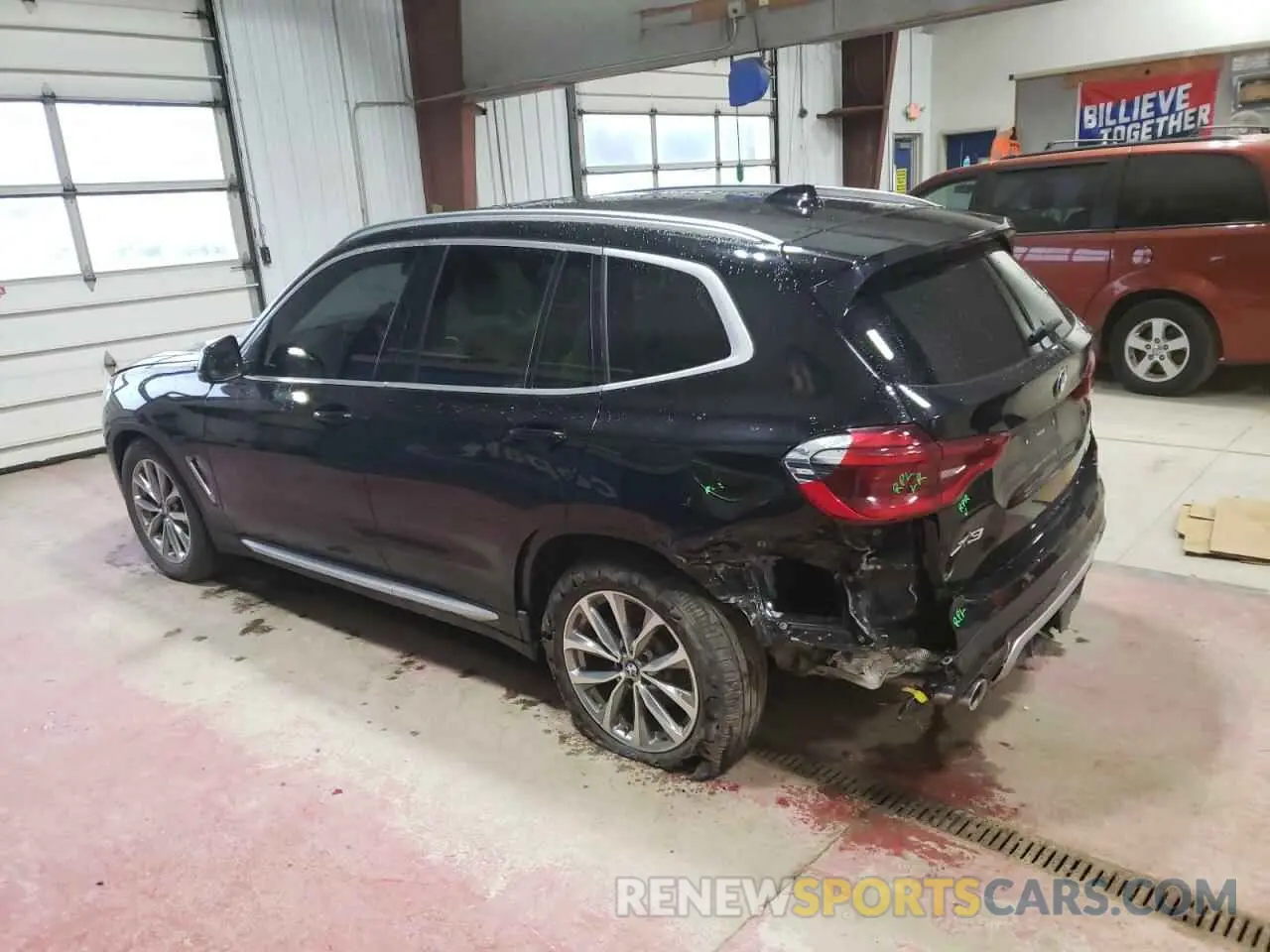 2 fotografías del automóvil dañado 5UXTR7C50KLE94804 BMW X3 2019
