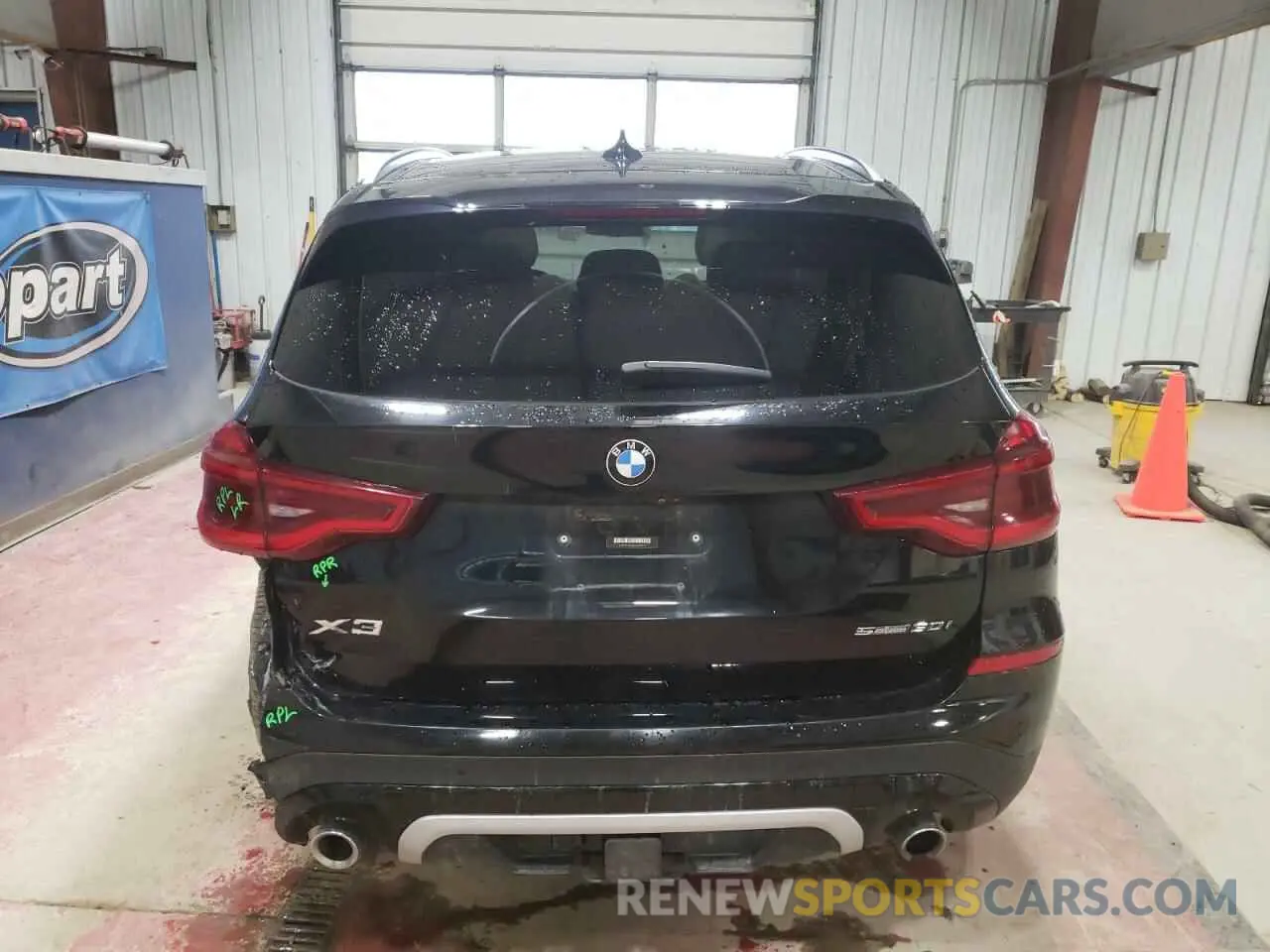 6 fotografías del automóvil dañado 5UXTR7C50KLE94804 BMW X3 2019