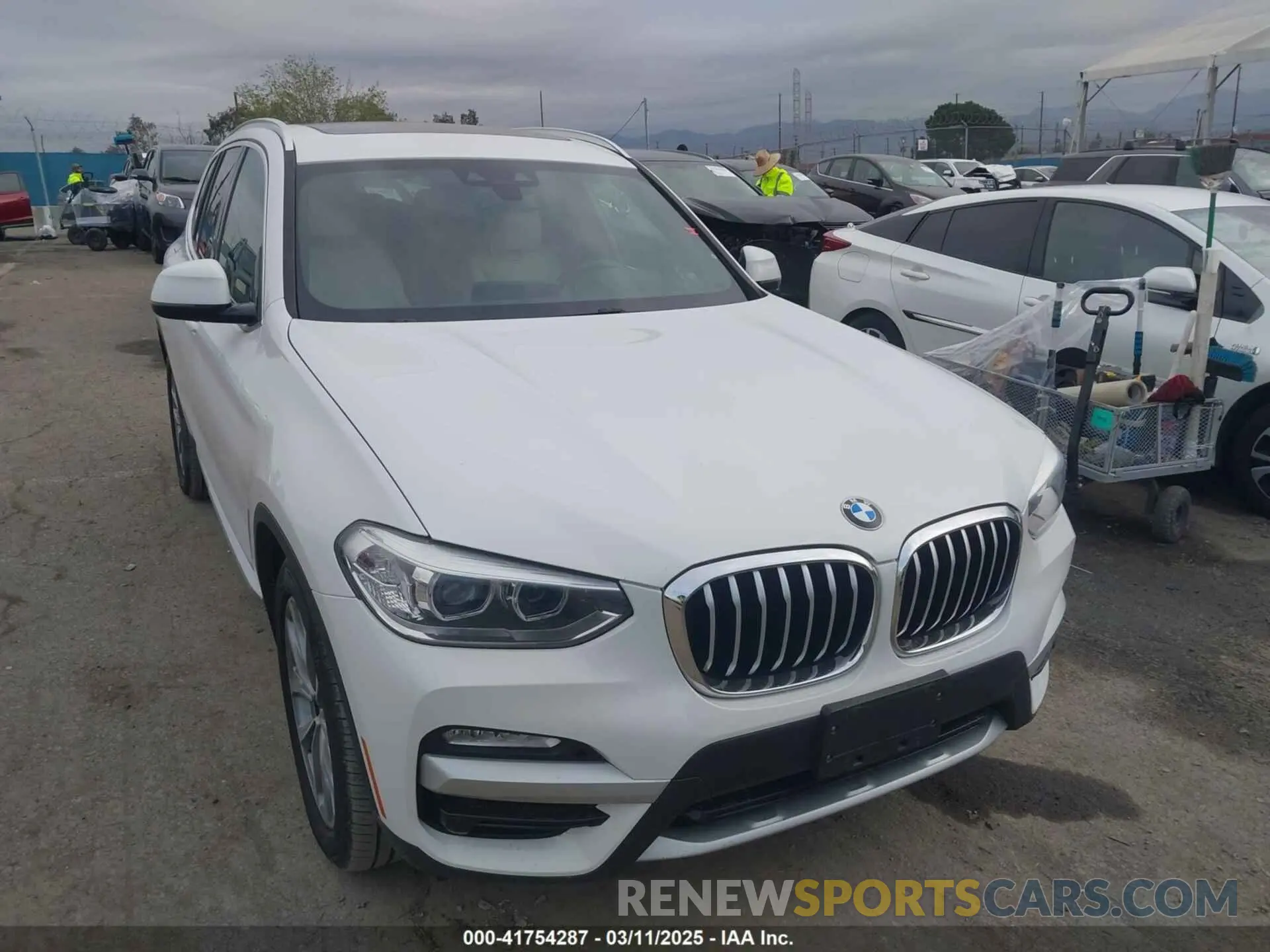 1 fotografías del automóvil dañado 5UXTR7C50KLE97511 BMW X3 2019