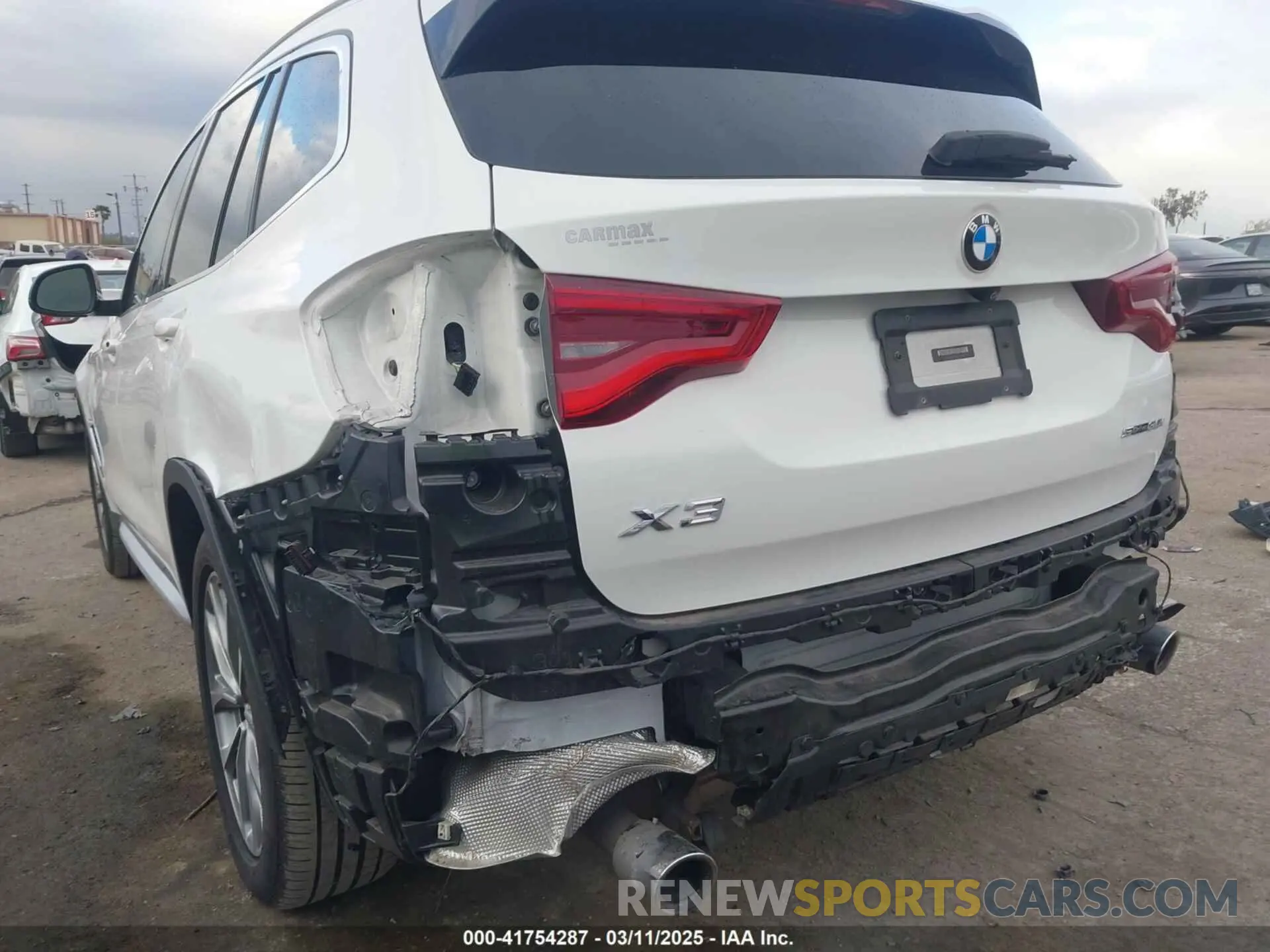 6 fotografías del automóvil dañado 5UXTR7C50KLE97511 BMW X3 2019