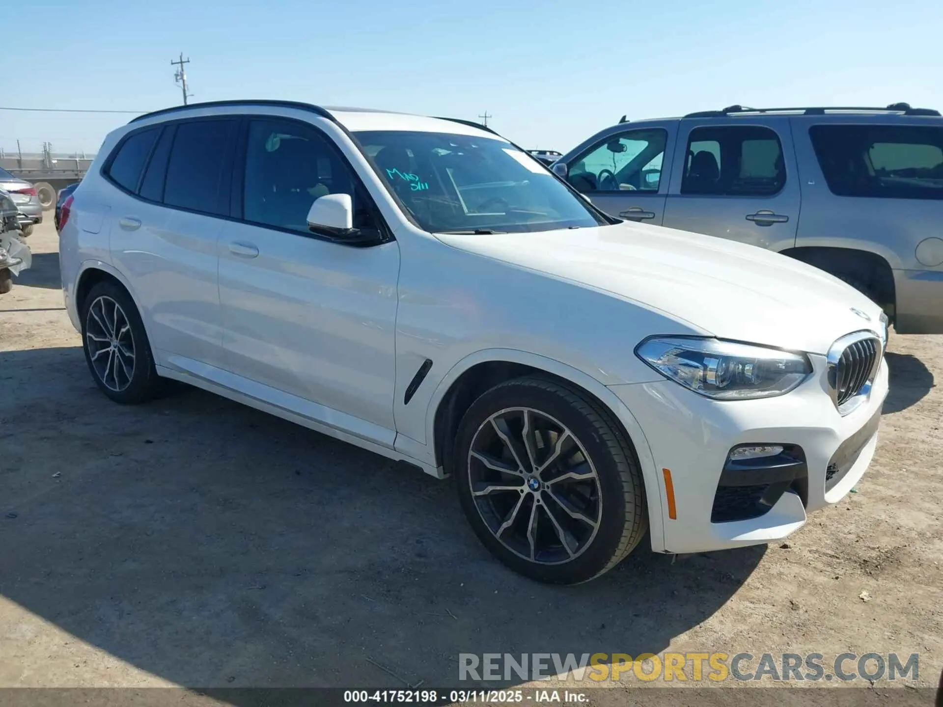 1 fotografías del automóvil dañado 5UXTR7C50KLF24450 BMW X3 2019