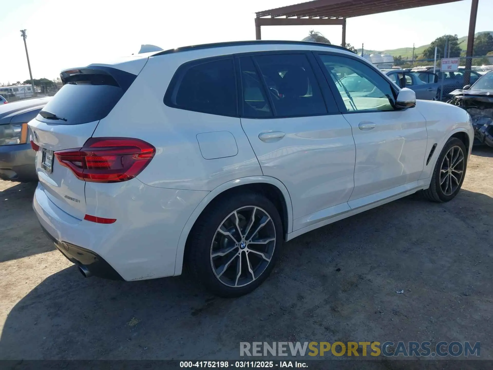 4 fotografías del automóvil dañado 5UXTR7C50KLF24450 BMW X3 2019