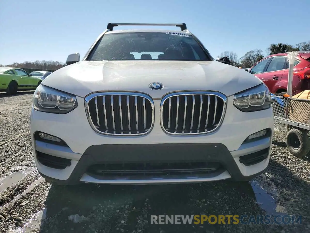 5 fotografías del automóvil dañado 5UXTR7C50KLF26683 BMW X3 2019