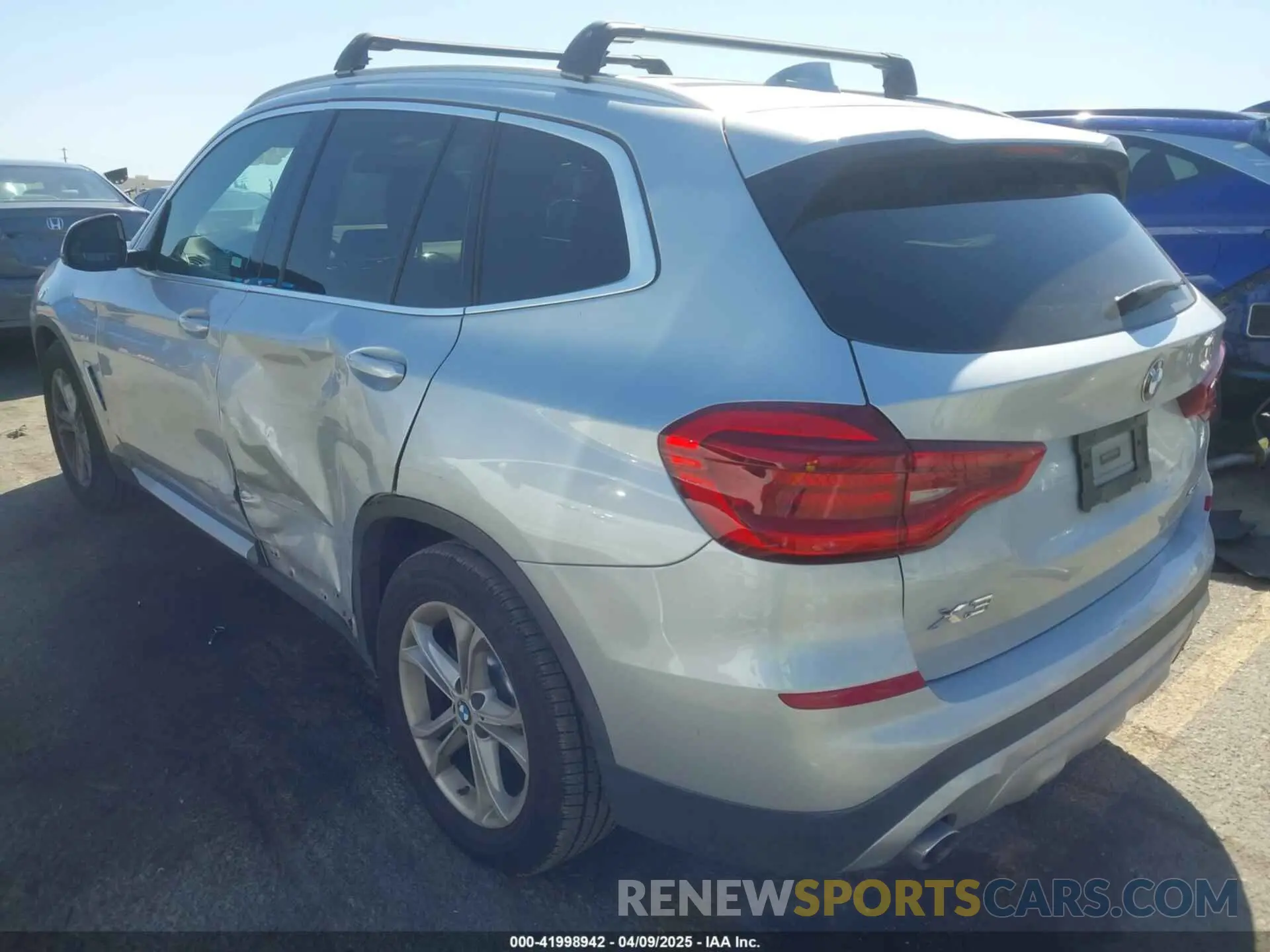 3 fotografías del automóvil dañado 5UXTR7C50KLR47364 BMW X3 2019