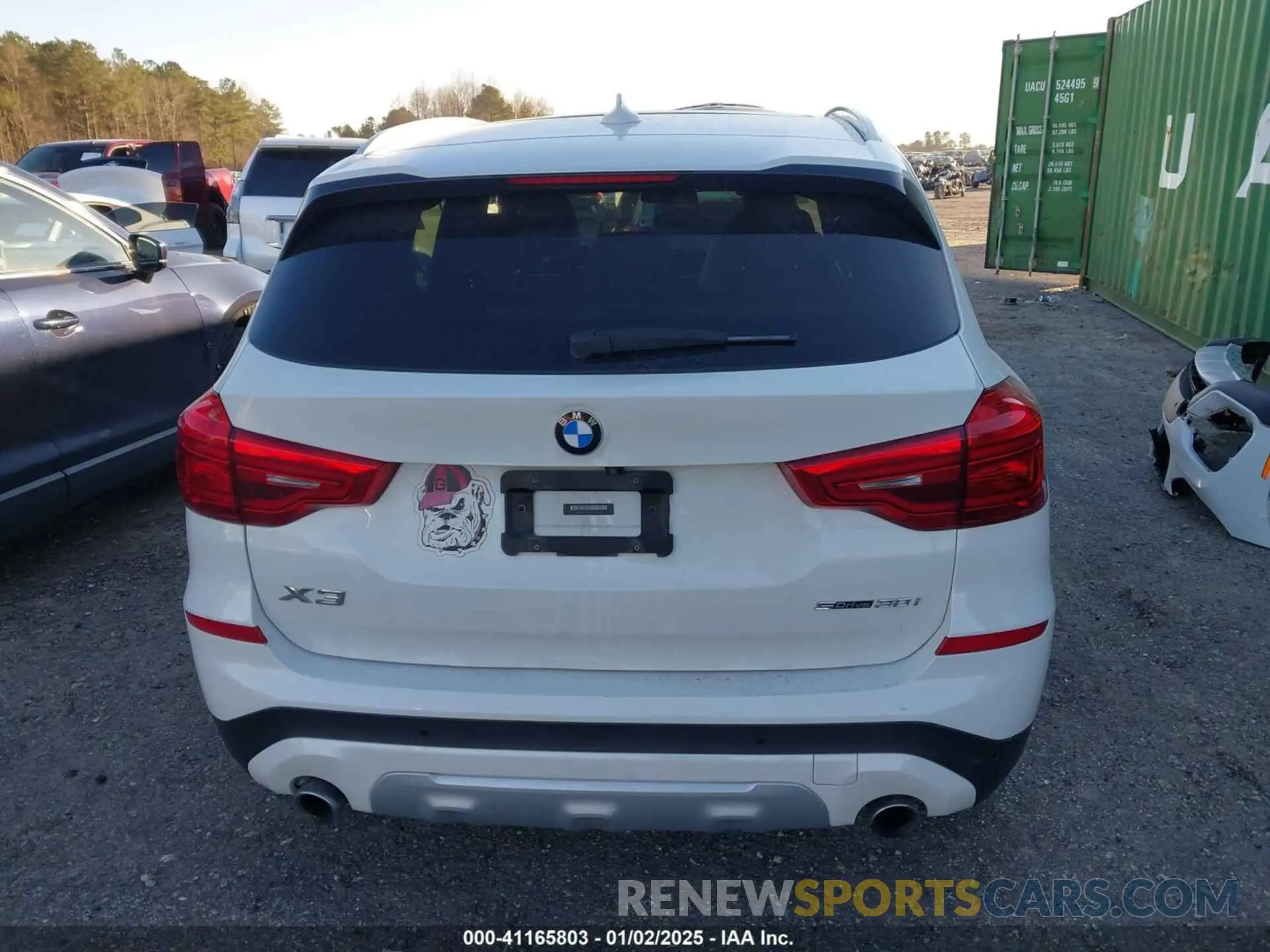 17 fotografías del automóvil dañado 5UXTR7C51KLF33139 BMW X3 2019