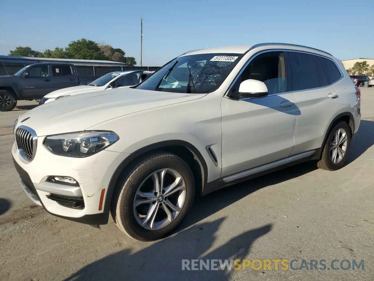 1 fotografías del automóvil dañado 5UXTR7C51KLF36493 BMW X3 2019
