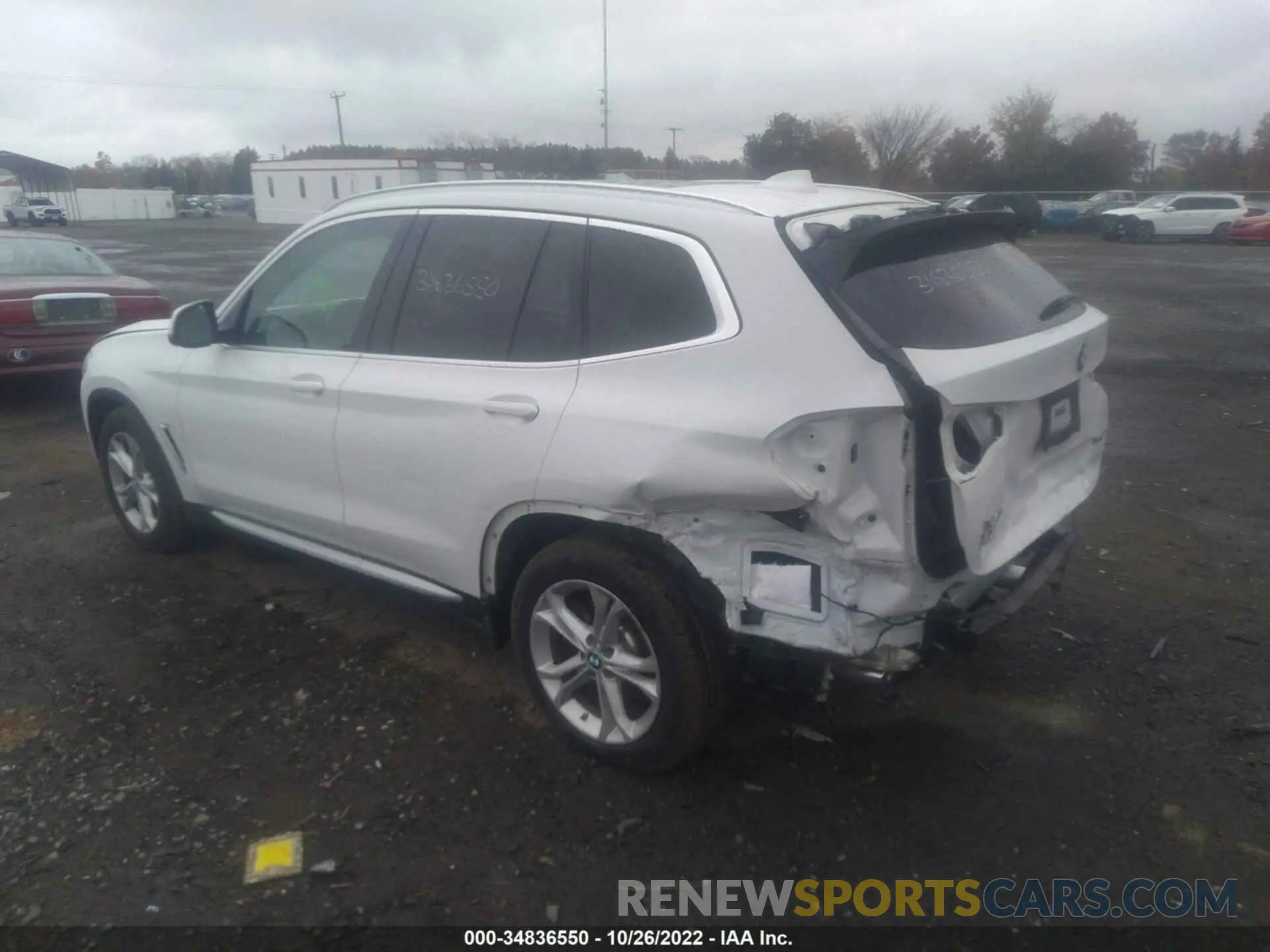 3 fotografías del automóvil dañado 5UXTR7C51KLR44246 BMW X3 2019