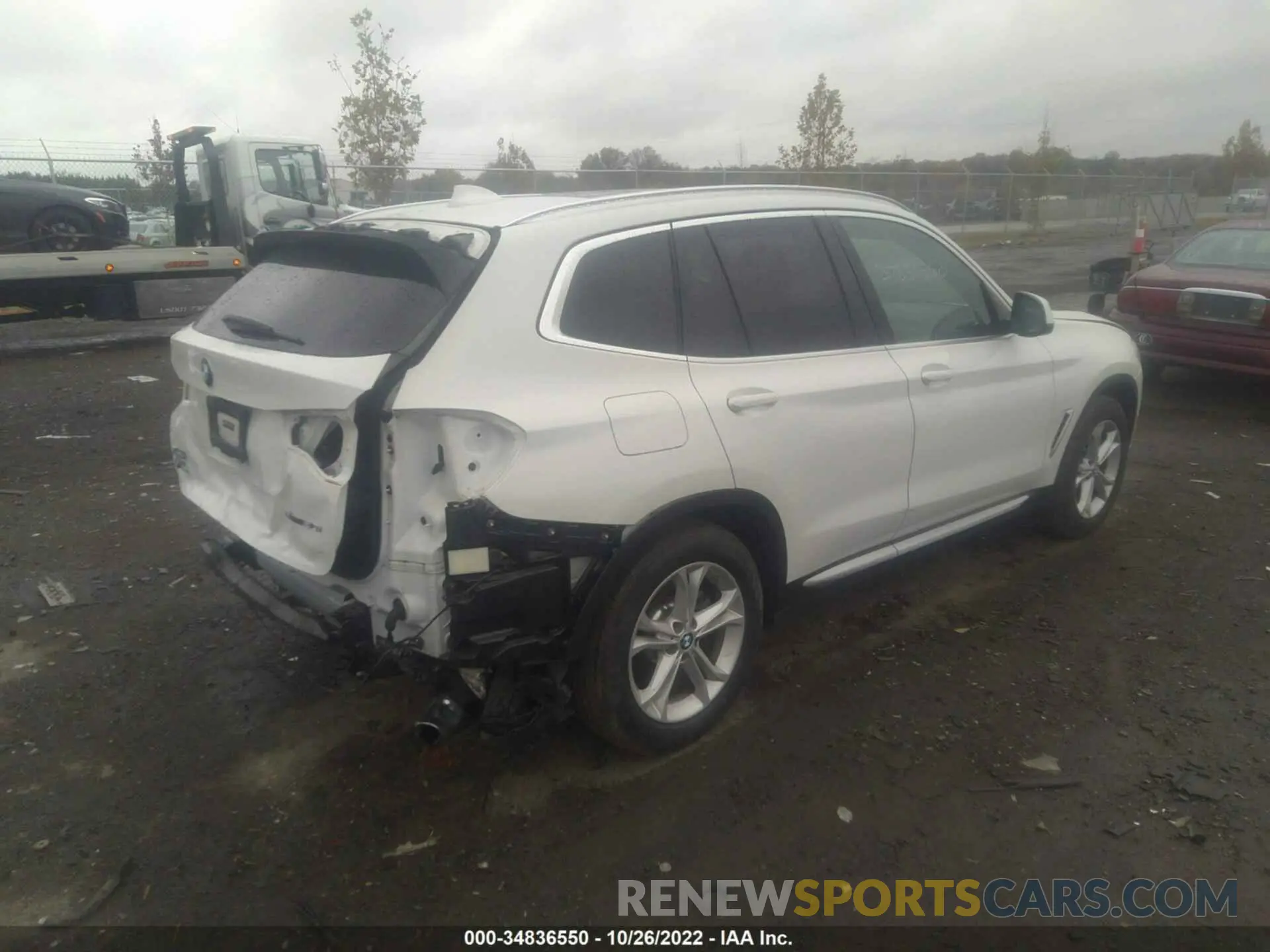 4 fotografías del automóvil dañado 5UXTR7C51KLR44246 BMW X3 2019