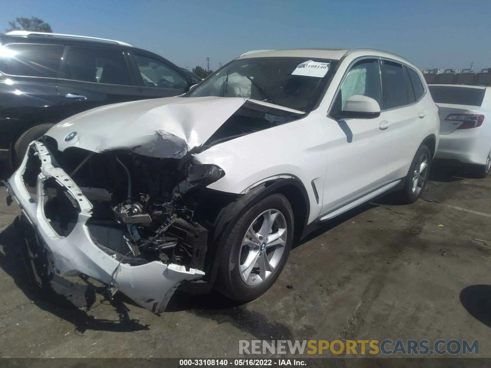 2 fotografías del automóvil dañado 5UXTR7C52KLR46930 BMW X3 2019