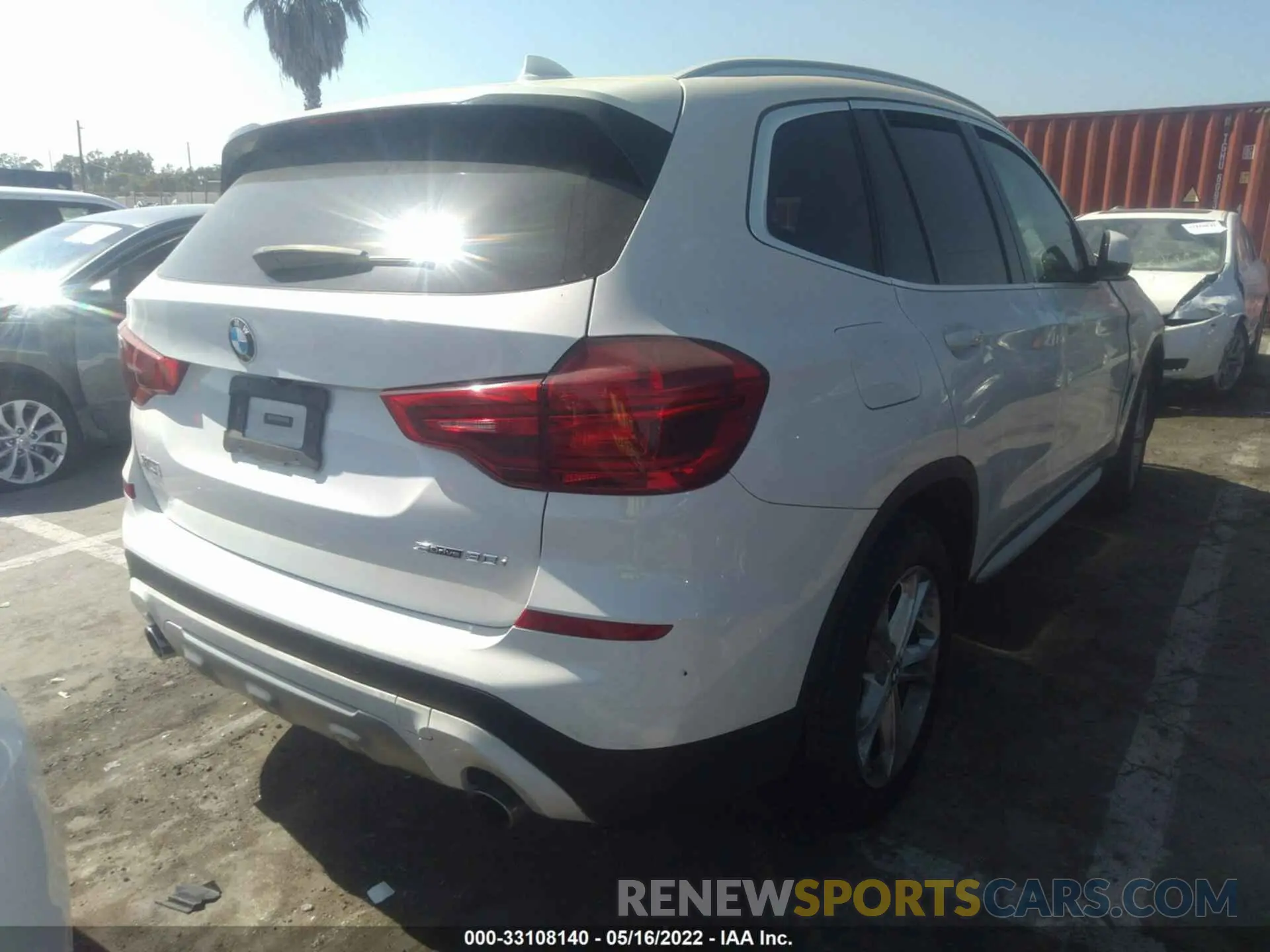 4 fotografías del automóvil dañado 5UXTR7C52KLR46930 BMW X3 2019