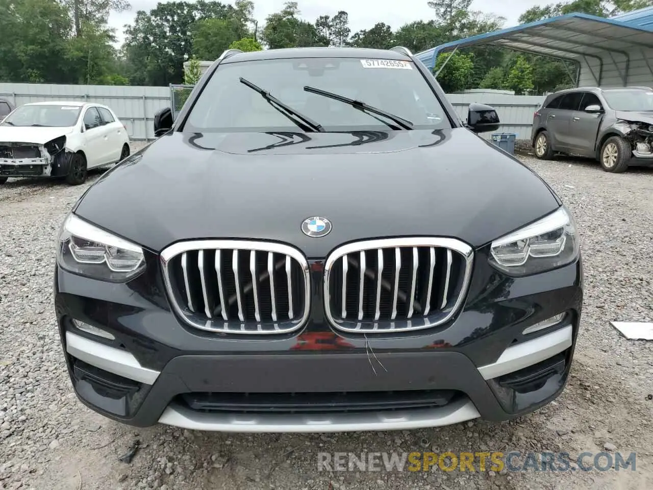 5 fotografías del automóvil dañado 5UXTR7C52KLR47964 BMW X3 2019
