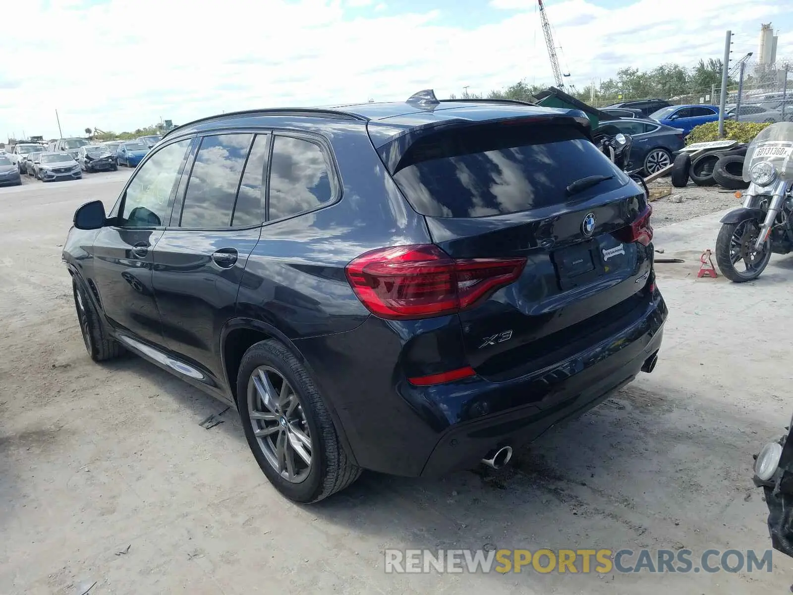 3 fotografías del automóvil dañado 5UXTR7C52KLR52436 BMW X3 2019
