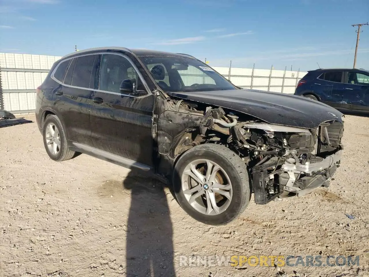 4 fotografías del automóvil dañado 5UXTR7C53KLF24393 BMW X3 2019