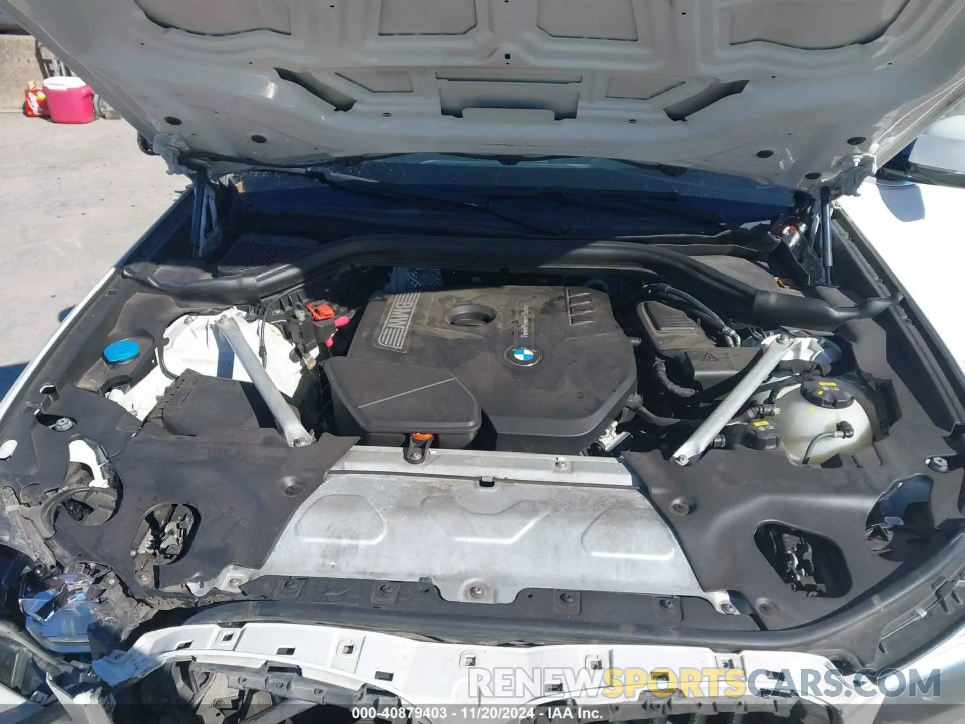 10 fotografías del automóvil dañado 5UXTR7C53KLF25074 BMW X3 2019