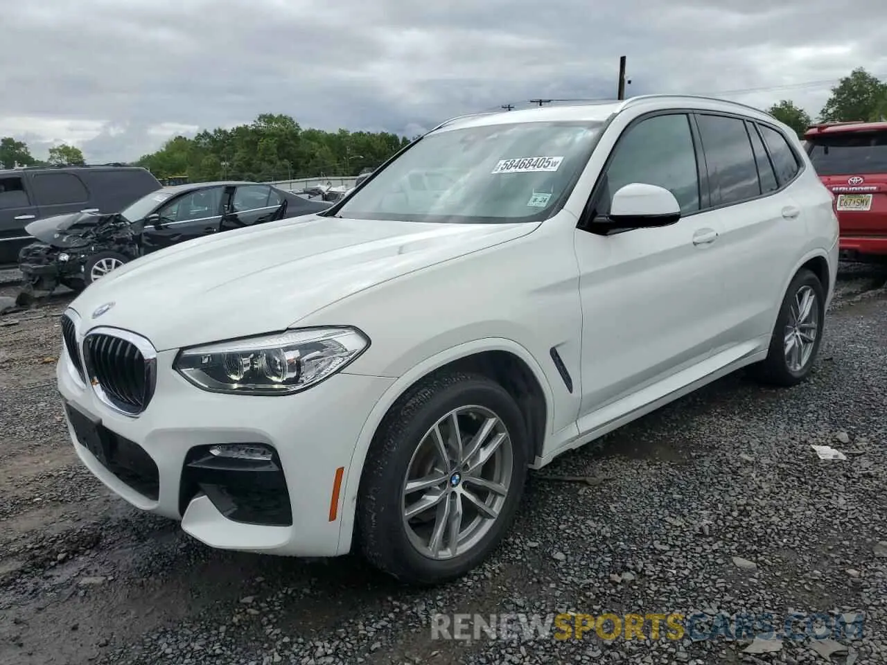 1 fotografías del automóvil dañado 5UXTR7C53KLF27519 BMW X3 2019