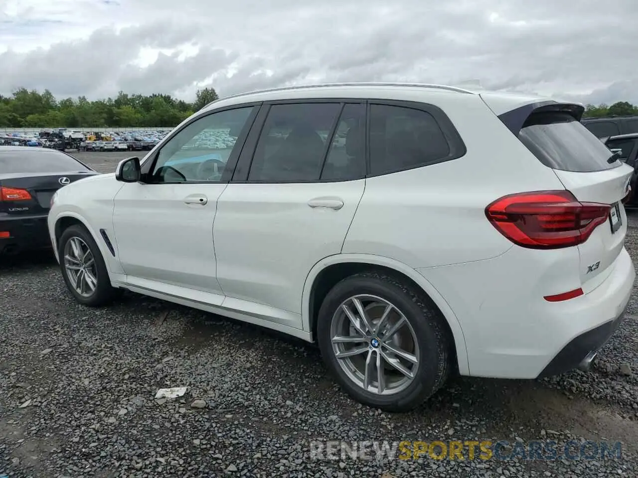 2 fotografías del automóvil dañado 5UXTR7C53KLF27519 BMW X3 2019