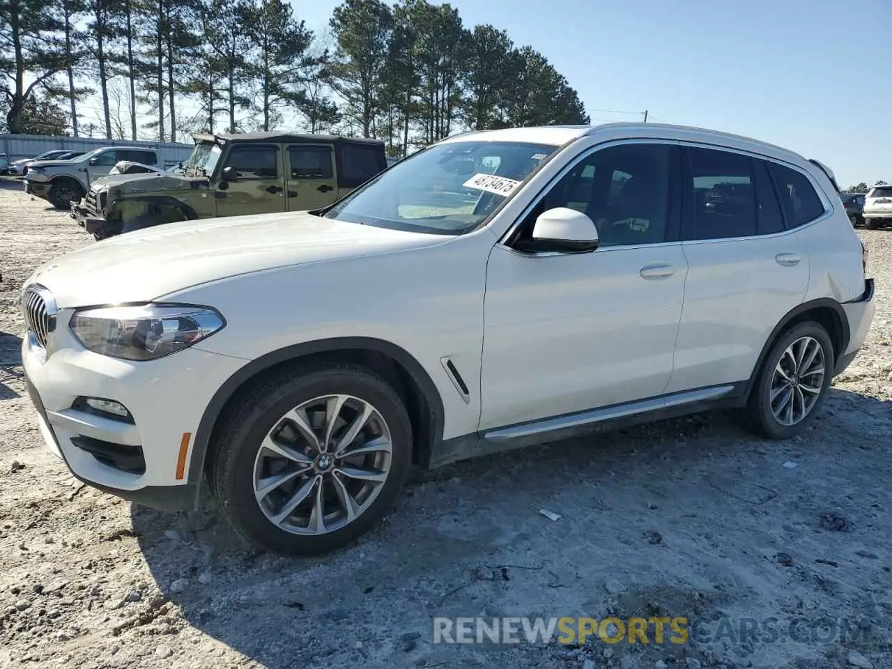 1 fotografías del automóvil dañado 5UXTR7C53KLF31182 BMW X3 2019