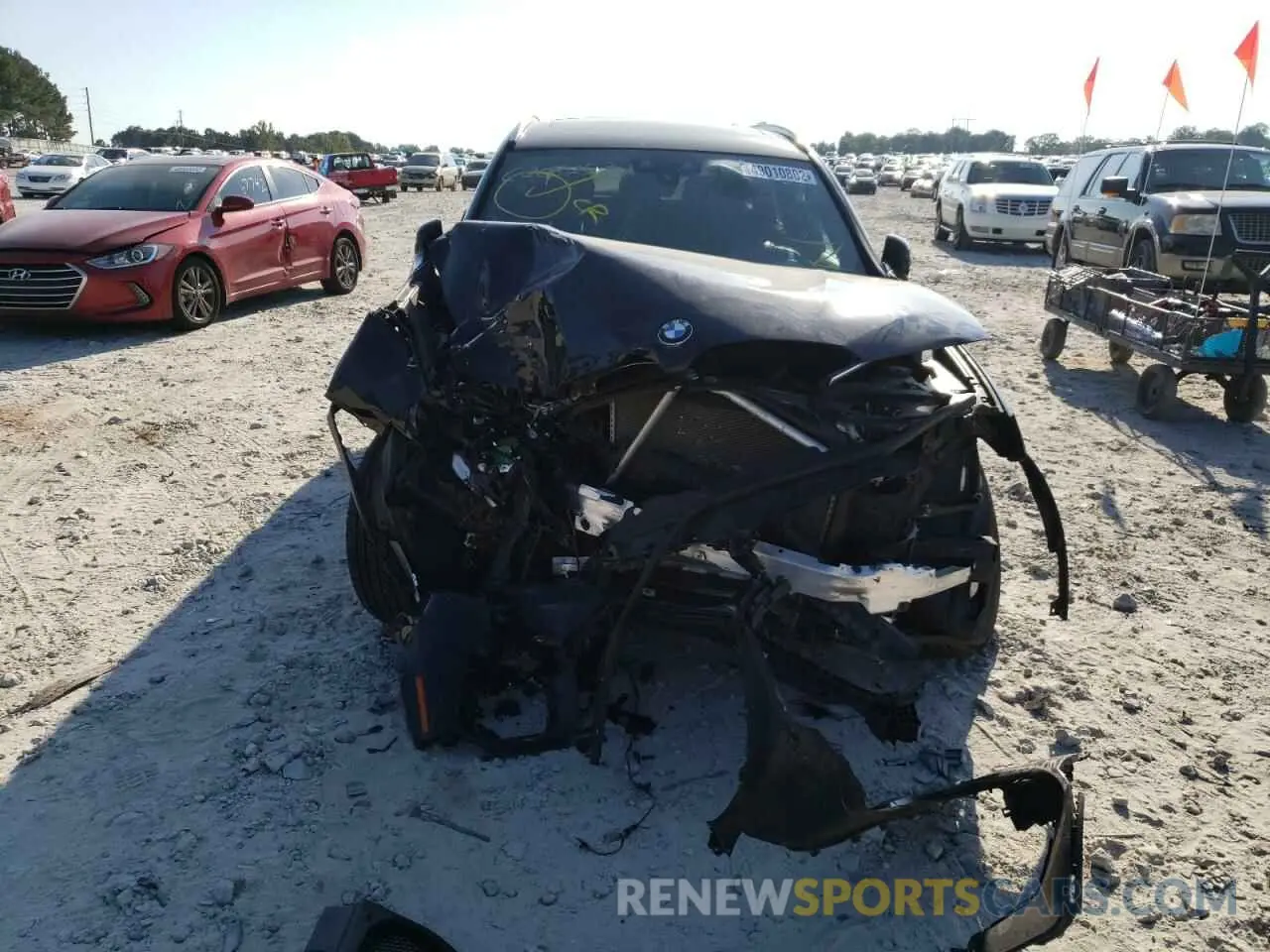 9 fotografías del automóvil dañado 5UXTR7C53KLR44135 BMW X3 2019