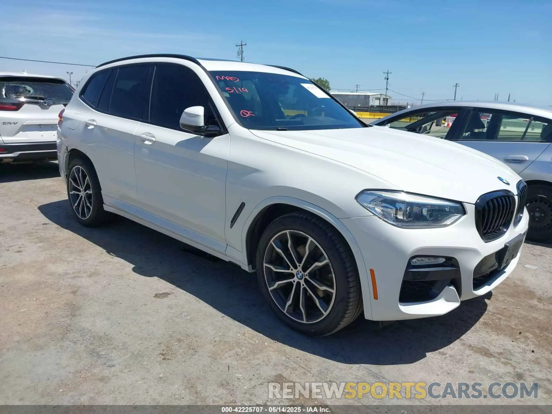 1 fotografías del automóvil dañado 5UXTR7C53KLR44393 BMW X3 2019