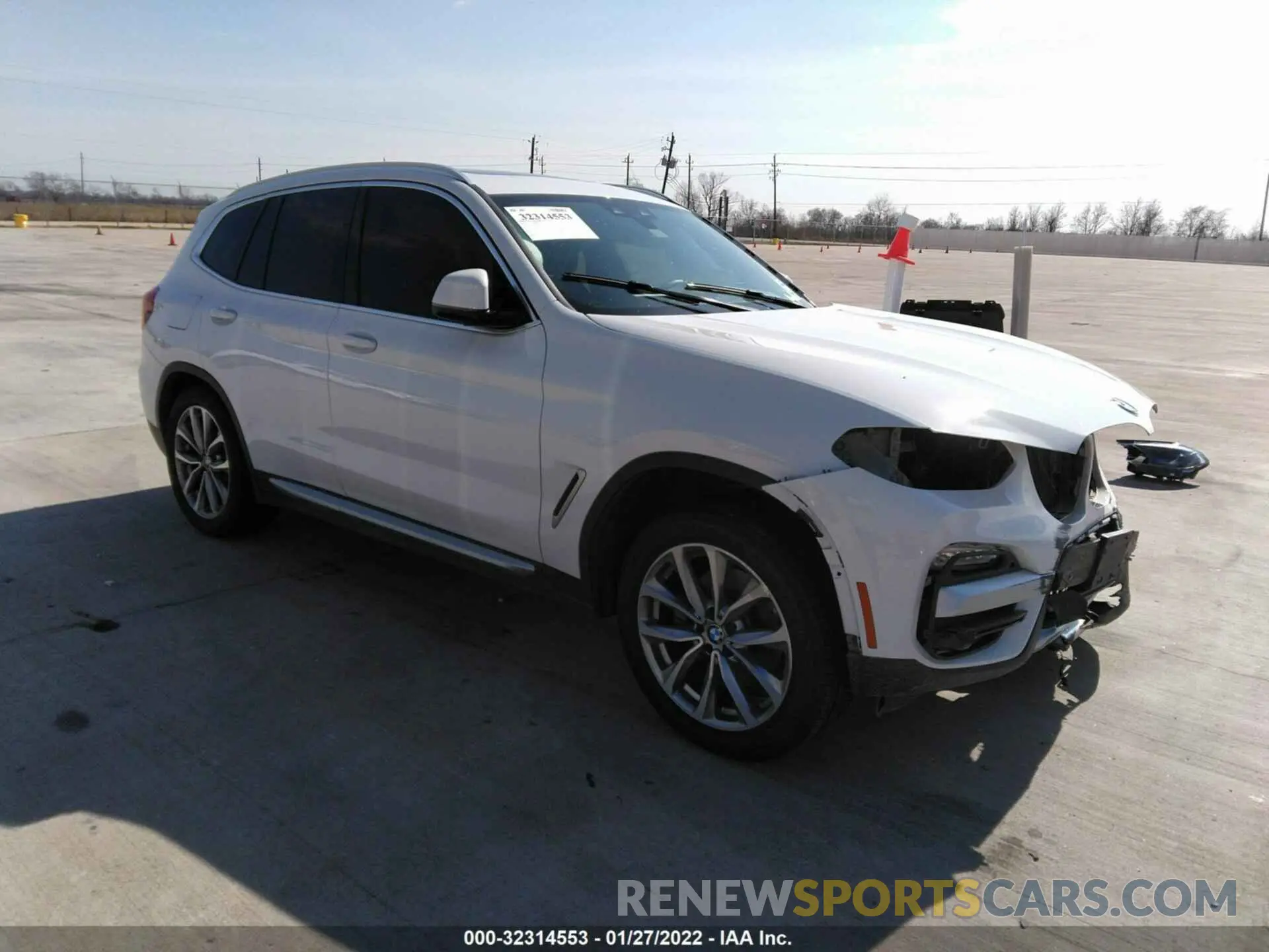 1 fotografías del automóvil dañado 5UXTR7C53KLR52994 BMW X3 2019