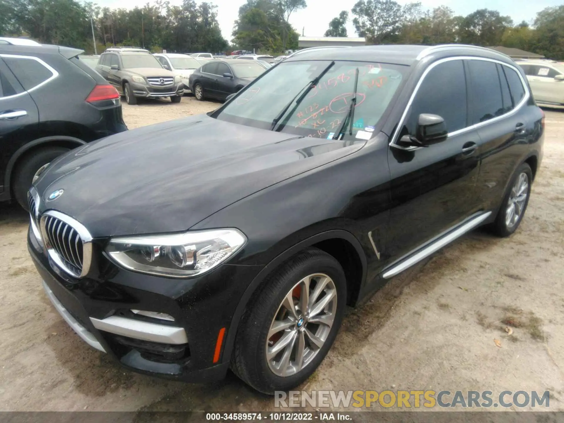 2 fotografías del automóvil dañado 5UXTR7C54KLF24581 BMW X3 2019
