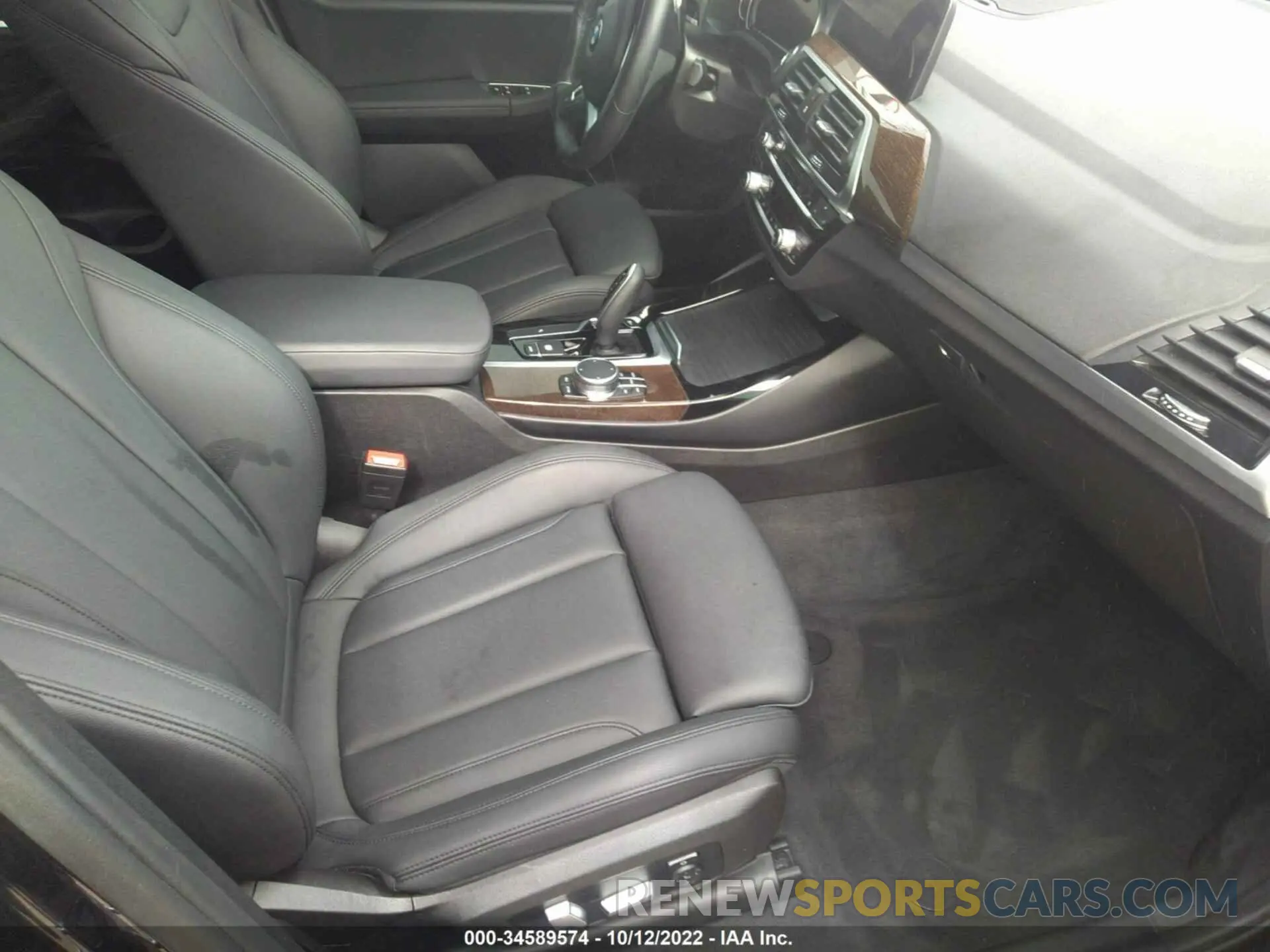 5 fotografías del automóvil dañado 5UXTR7C54KLF24581 BMW X3 2019