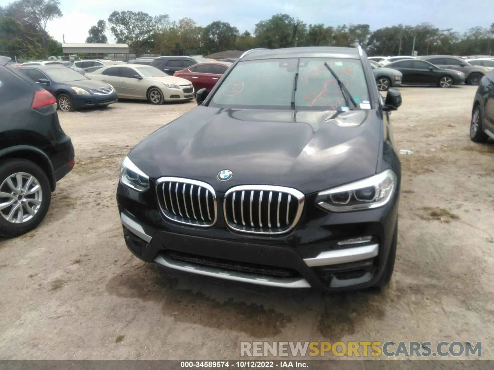 6 fotografías del automóvil dañado 5UXTR7C54KLF24581 BMW X3 2019