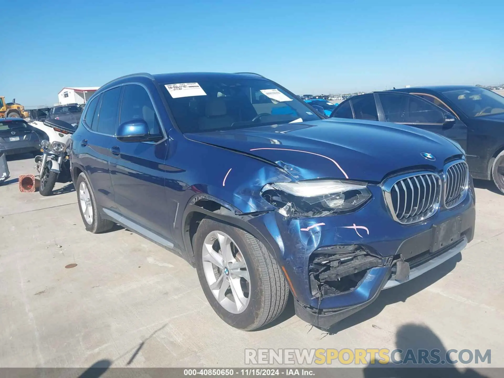 1 fotografías del automóvil dañado 5UXTR7C54KLF30400 BMW X3 2019