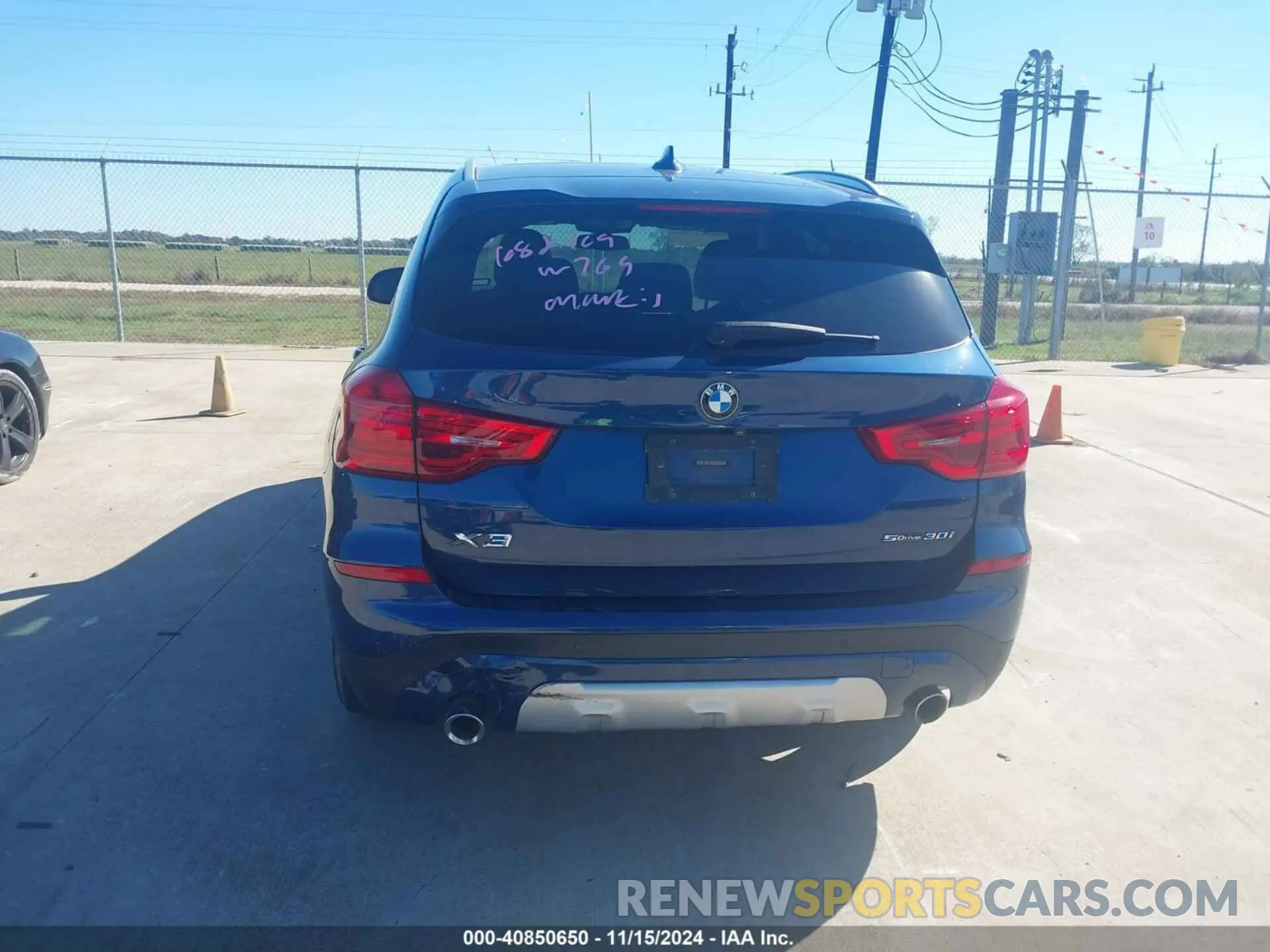 16 fotografías del automóvil dañado 5UXTR7C54KLF30400 BMW X3 2019