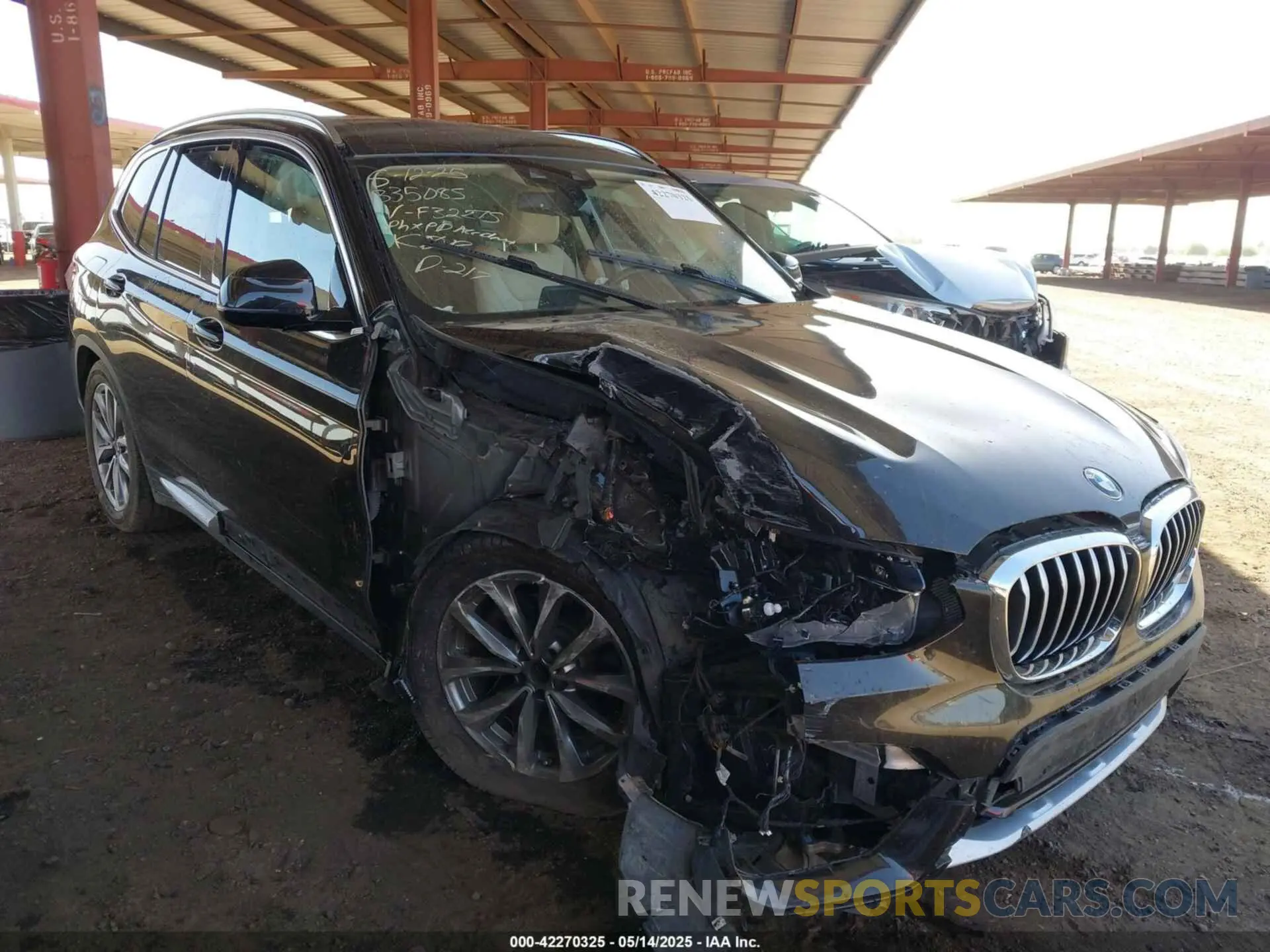 1 fotografías del automóvil dañado 5UXTR7C54KLF32275 BMW X3 2019