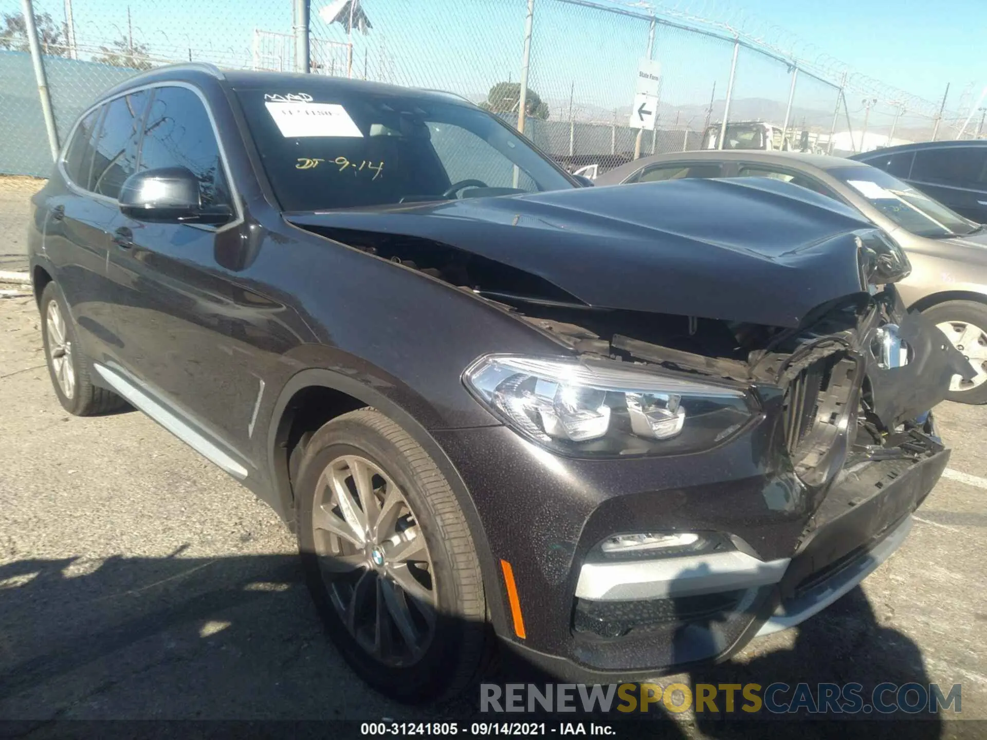 1 fotografías del automóvil dañado 5UXTR7C54KLR44774 BMW X3 2019