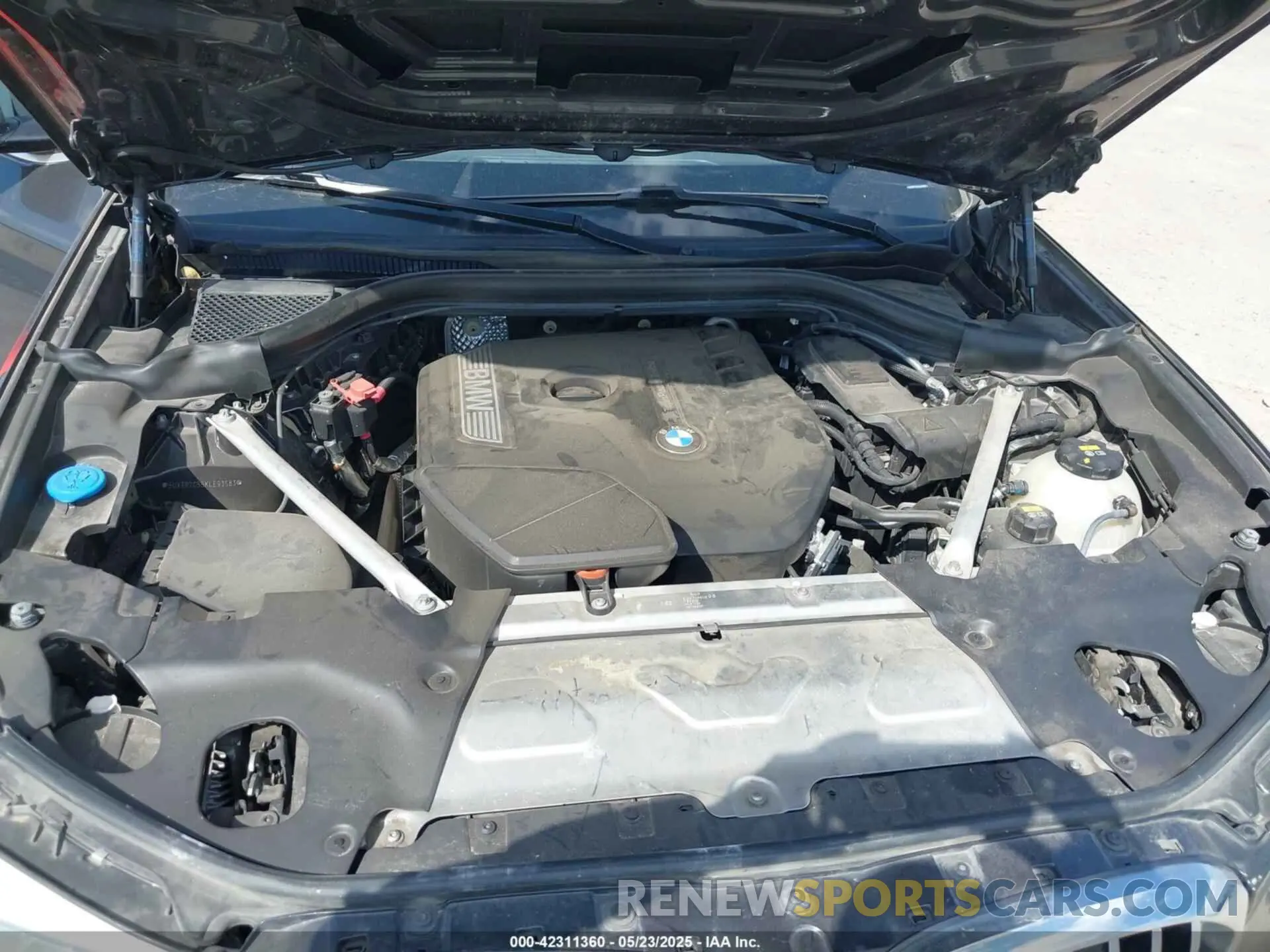 10 fotografías del automóvil dañado 5UXTR7C55KLE93583 BMW X3 2019
