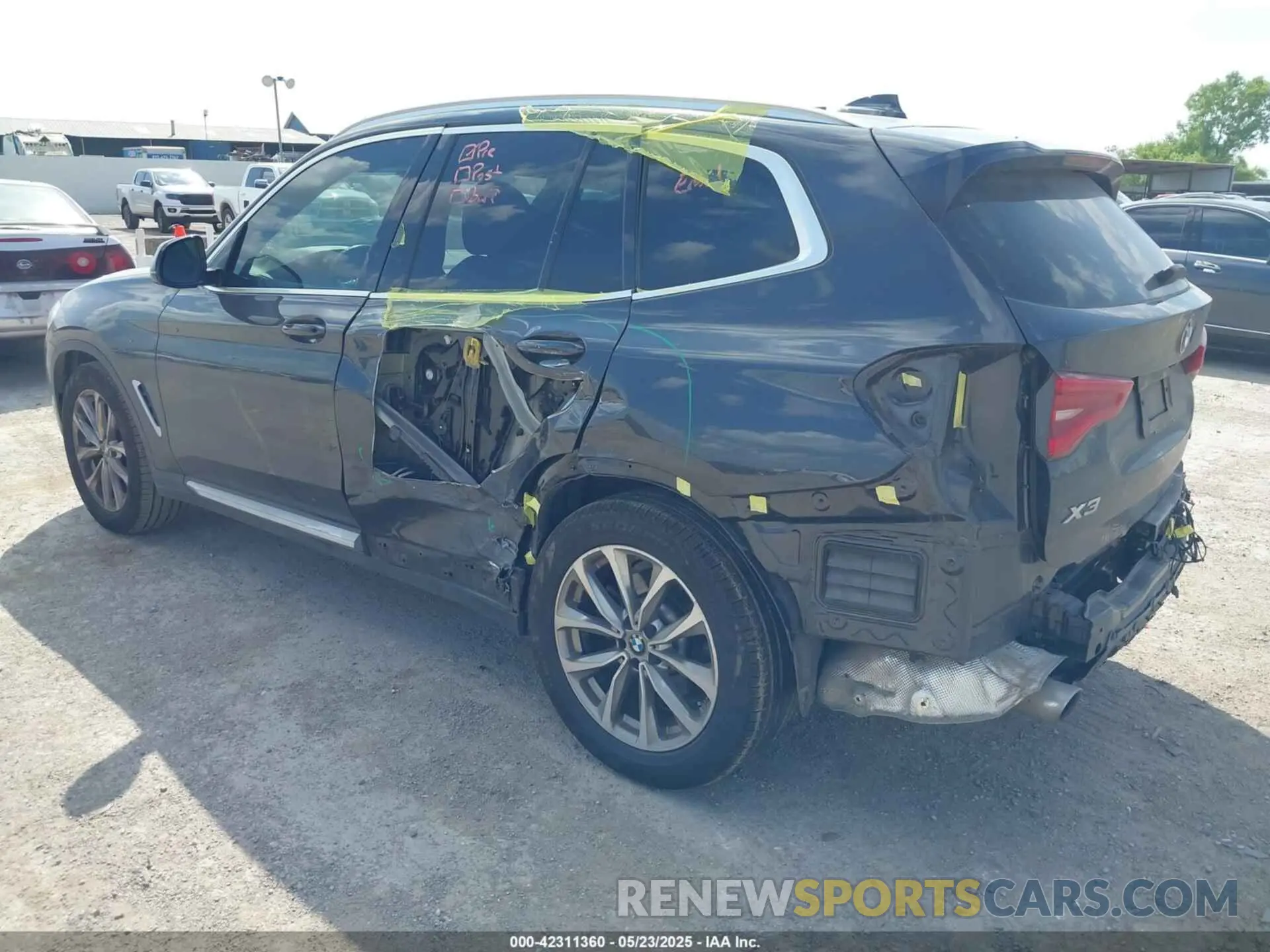 3 fotografías del automóvil dañado 5UXTR7C55KLE93583 BMW X3 2019