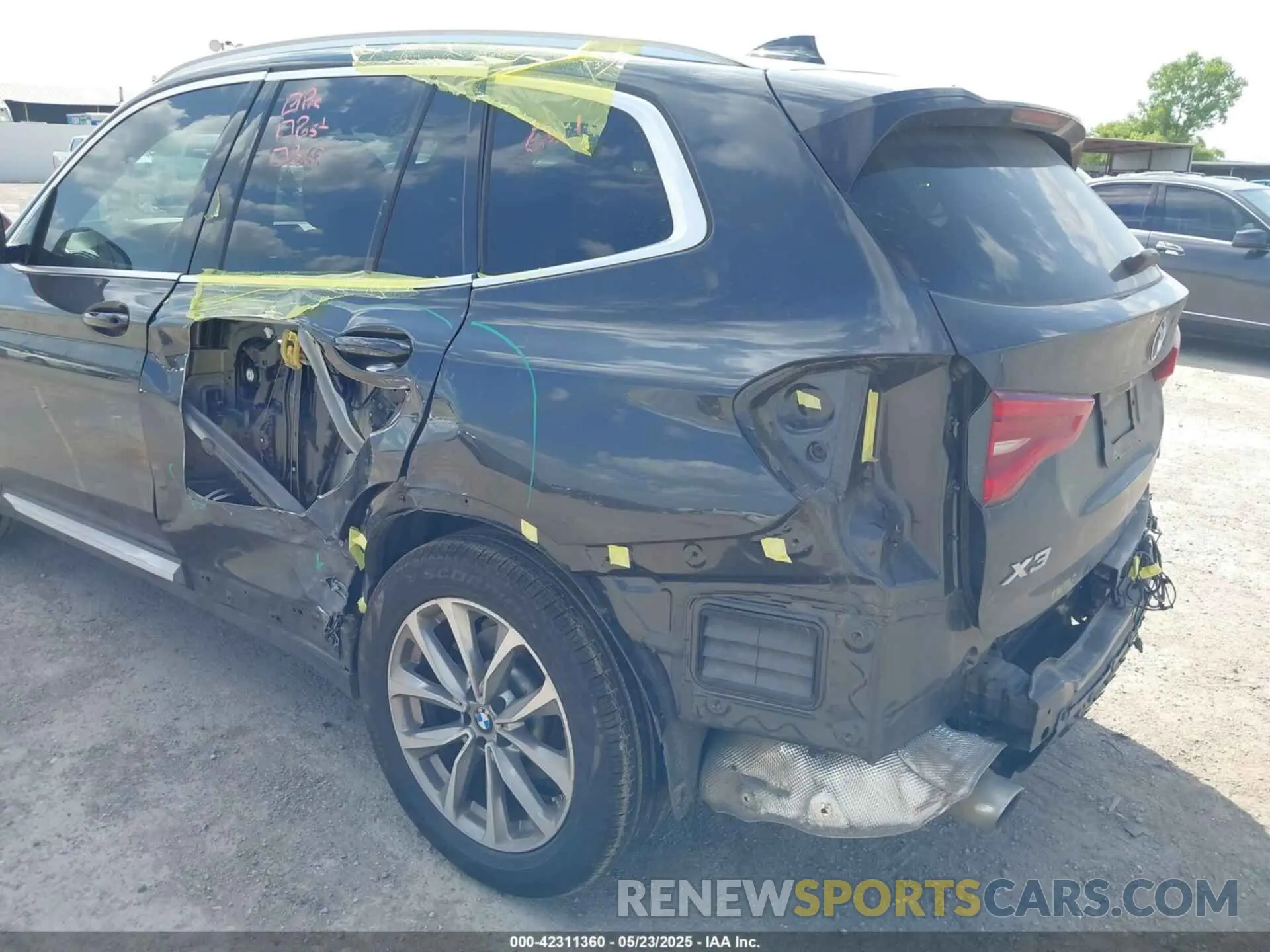 6 fotografías del automóvil dañado 5UXTR7C55KLE93583 BMW X3 2019