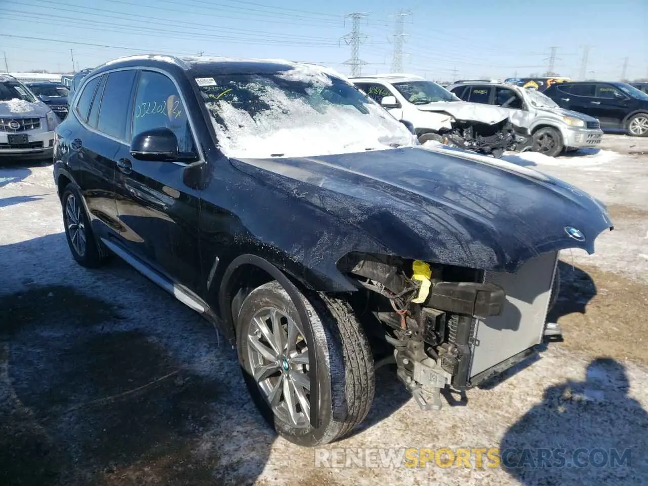 1 fotografías del automóvil dañado 5UXTR7C55KLE97357 BMW X3 2019
