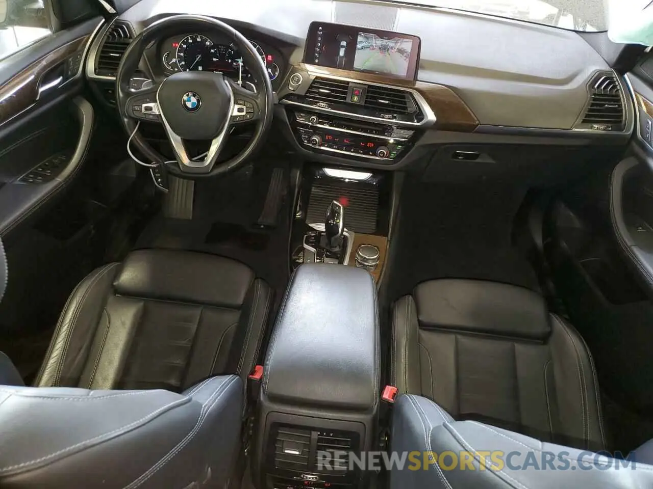 8 fotografías del automóvil dañado 5UXTR7C55KLF25724 BMW X3 2019