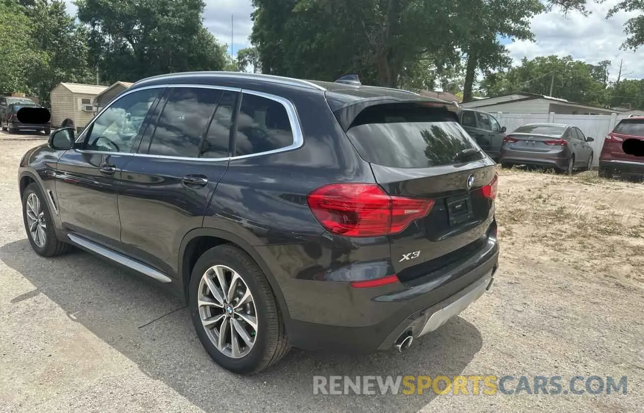 3 fotografías del automóvil dañado 5UXTR7C55KLF37078 BMW X3 2019
