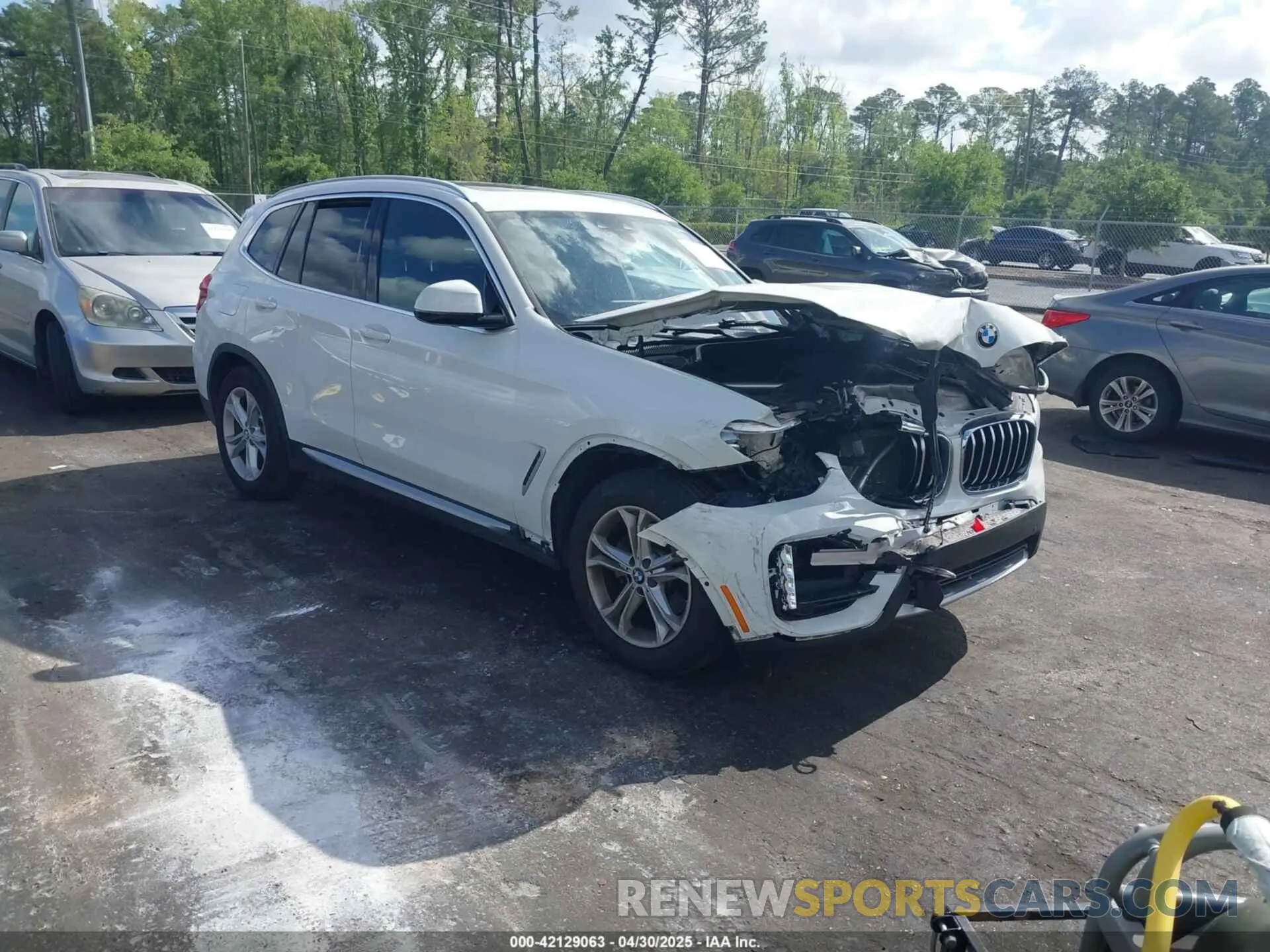 1 fotografías del automóvil dañado 5UXTR7C55KLR43875 BMW X3 2019