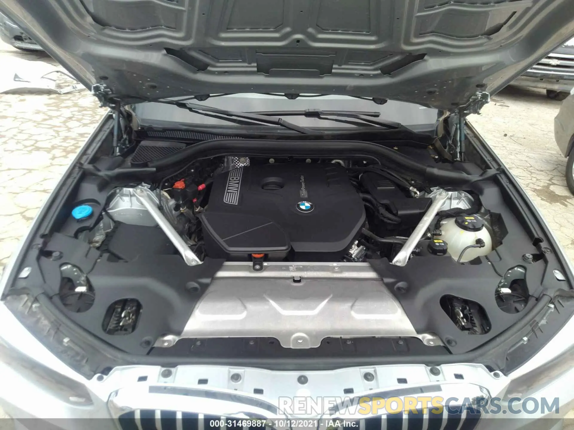 10 fotografías del automóvil dañado 5UXTR7C55KLR44170 BMW X3 2019