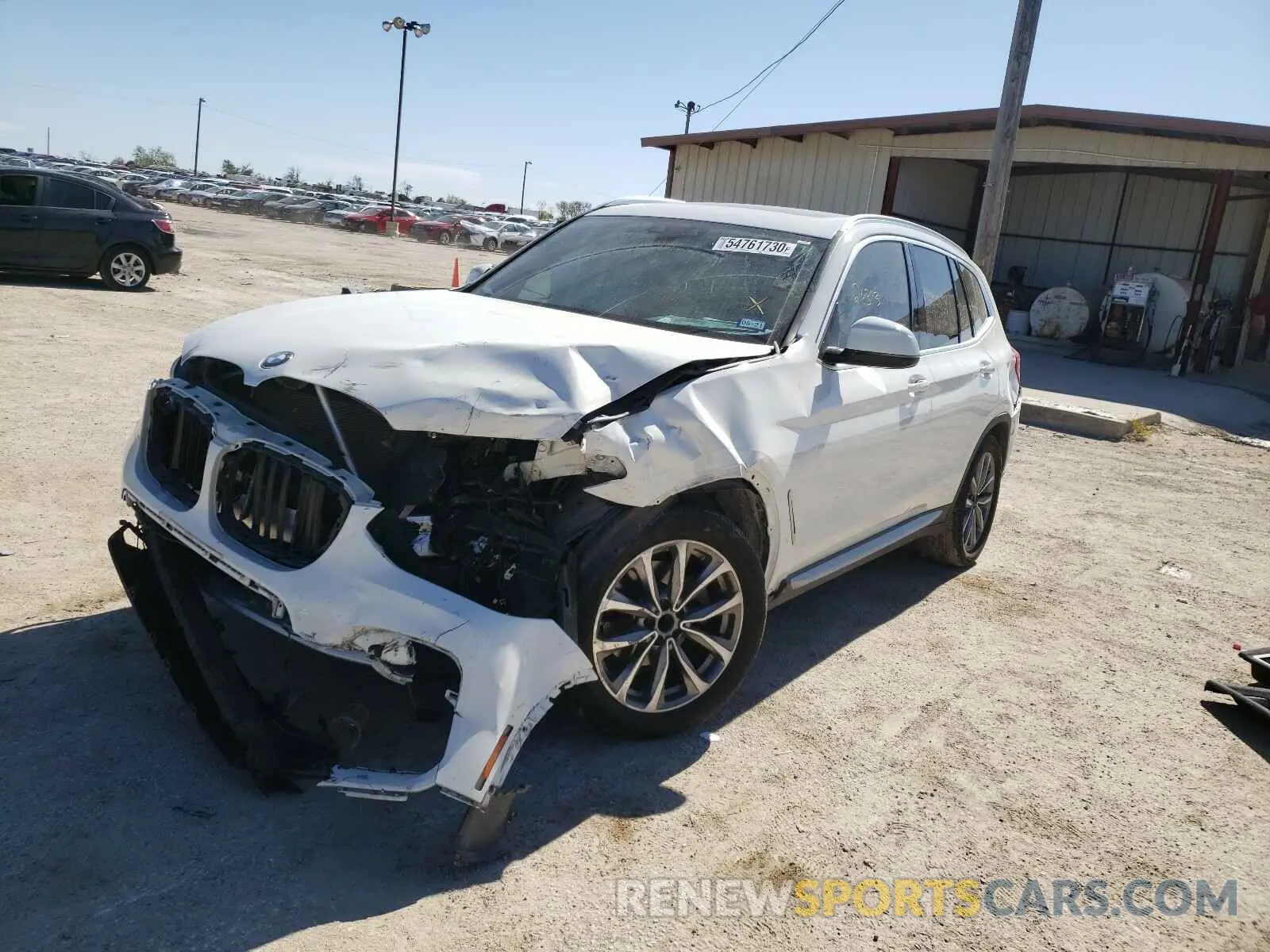 2 fotografías del automóvil dañado 5UXTR7C55KLR44945 BMW X3 2019