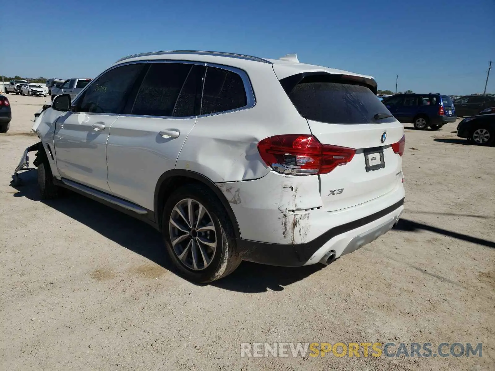 3 fotografías del automóvil dañado 5UXTR7C55KLR44945 BMW X3 2019