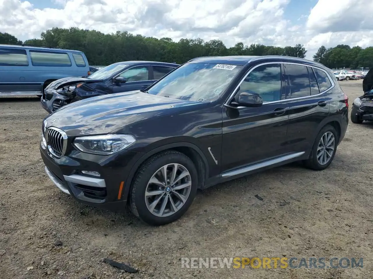 1 fotografías del automóvil dañado 5UXTR7C56KLF27949 BMW X3 2019