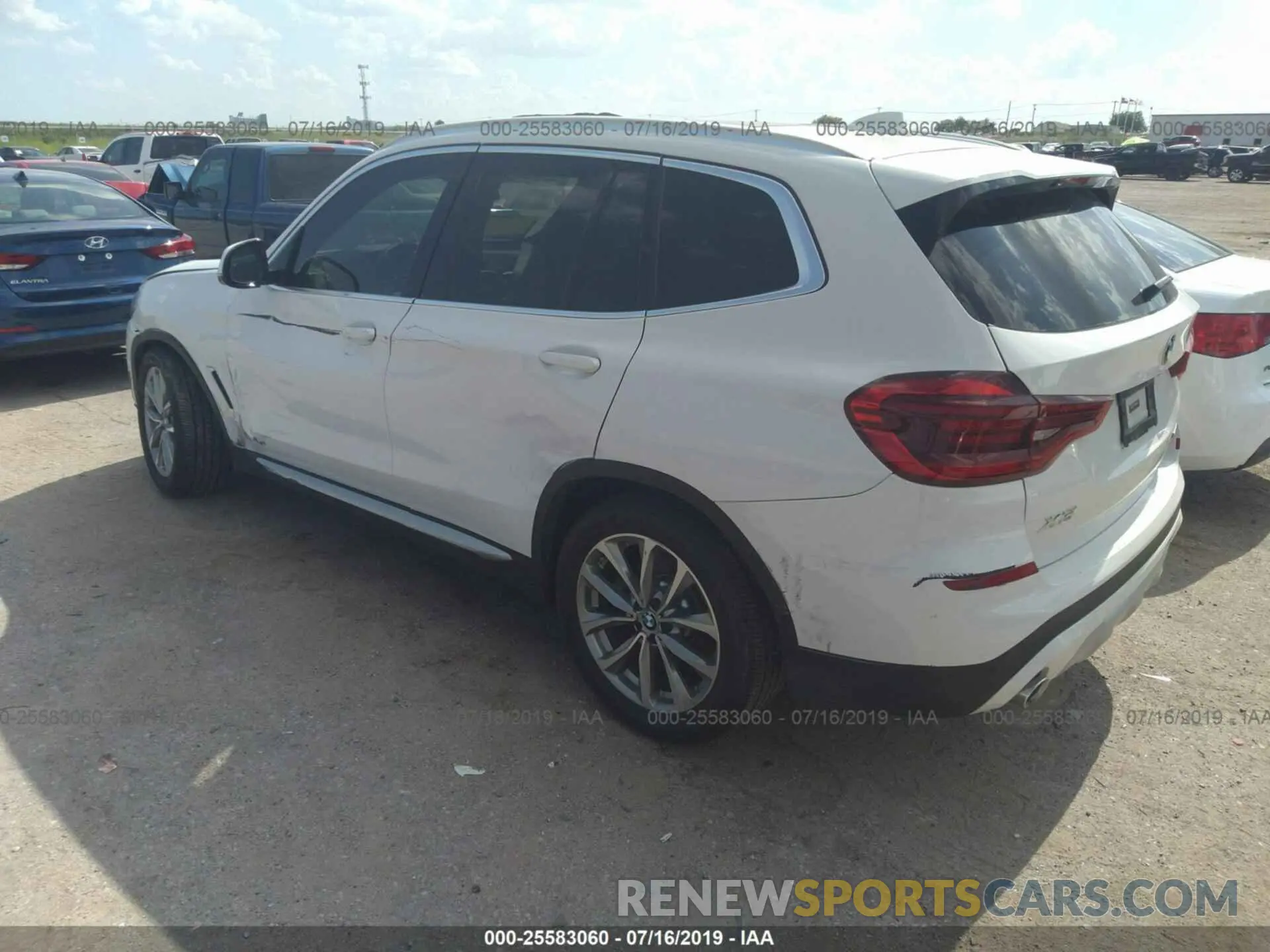 3 fotografías del automóvil dañado 5UXTR7C56KLF30687 BMW X3 2019