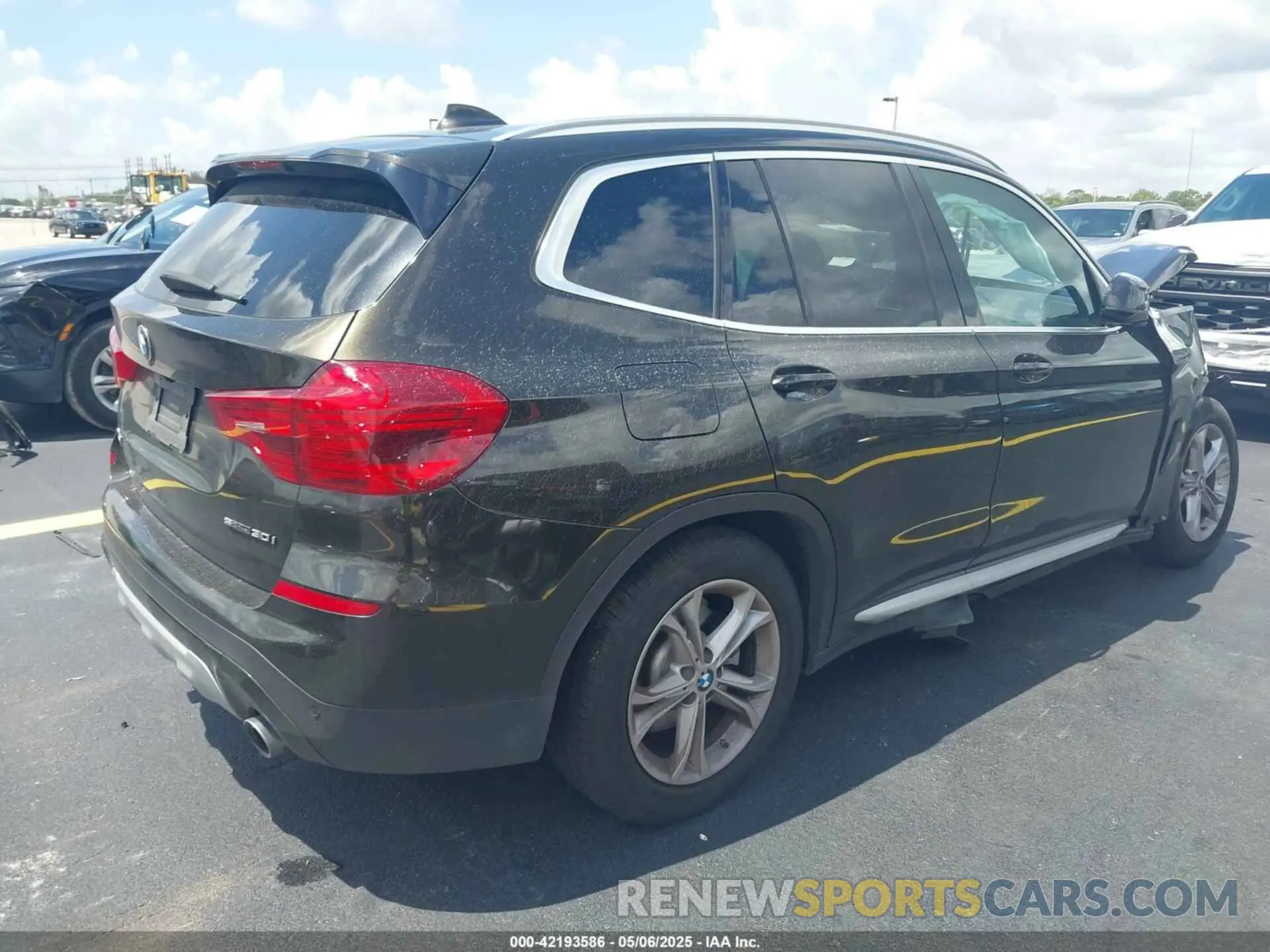 4 fotografías del automóvil dañado 5UXTR7C56KLR51693 BMW X3 2019
